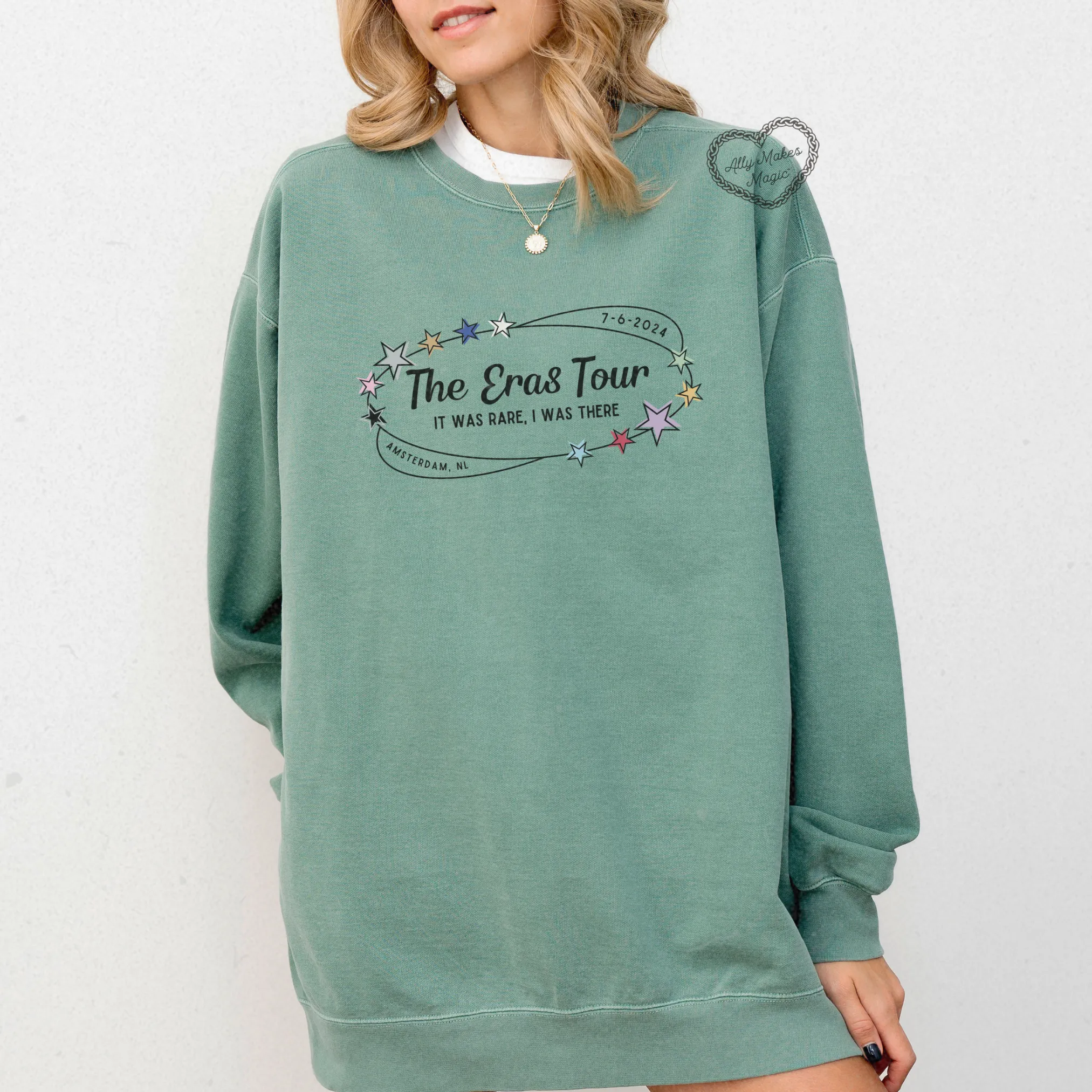 amsterdam night 3 pullover | comfort colors *custom* sold by Ally Makes Magic product image thumbnail 4