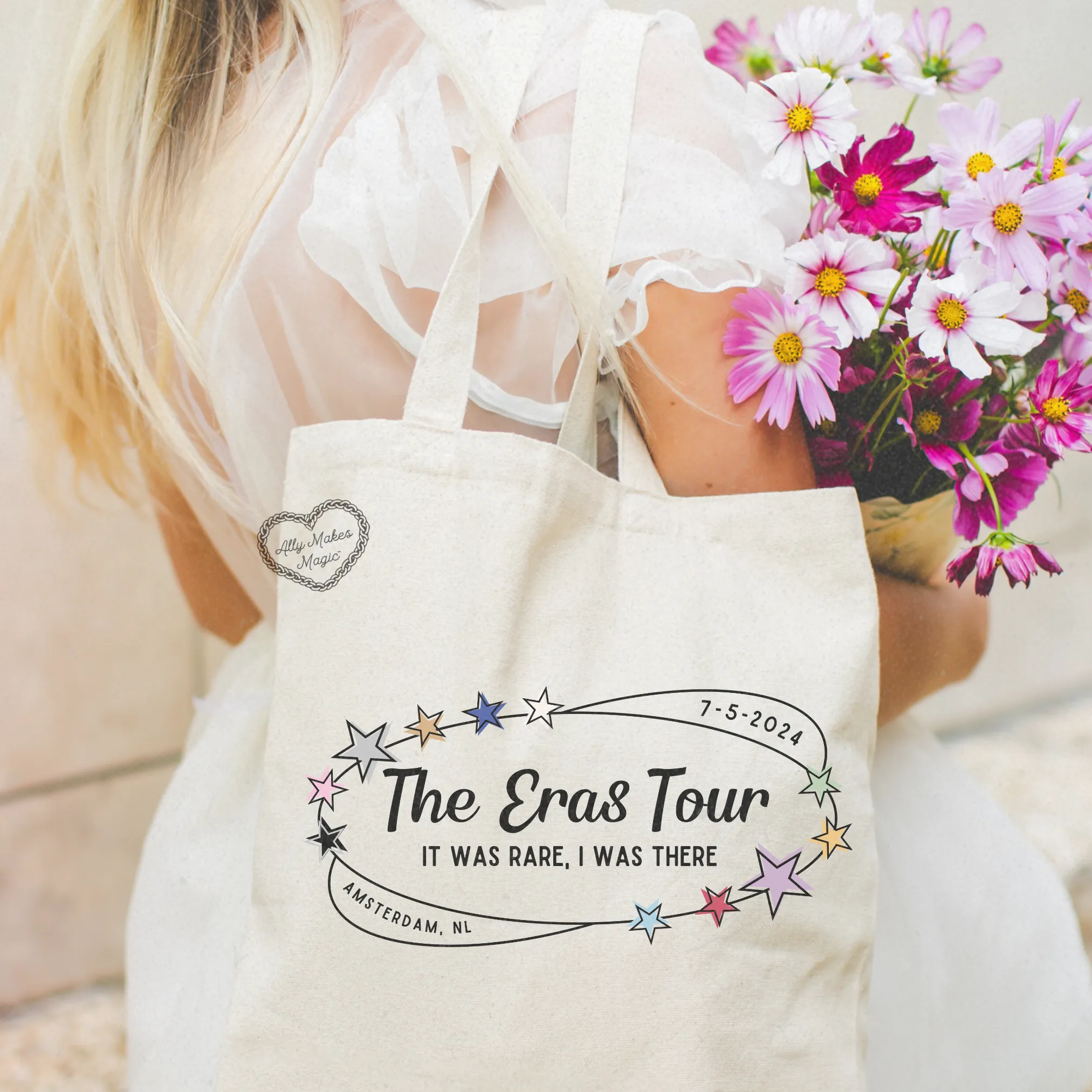 amsterdam night 2 tote bag *custom* sold by Ally Makes Magic product image thumbnail 4