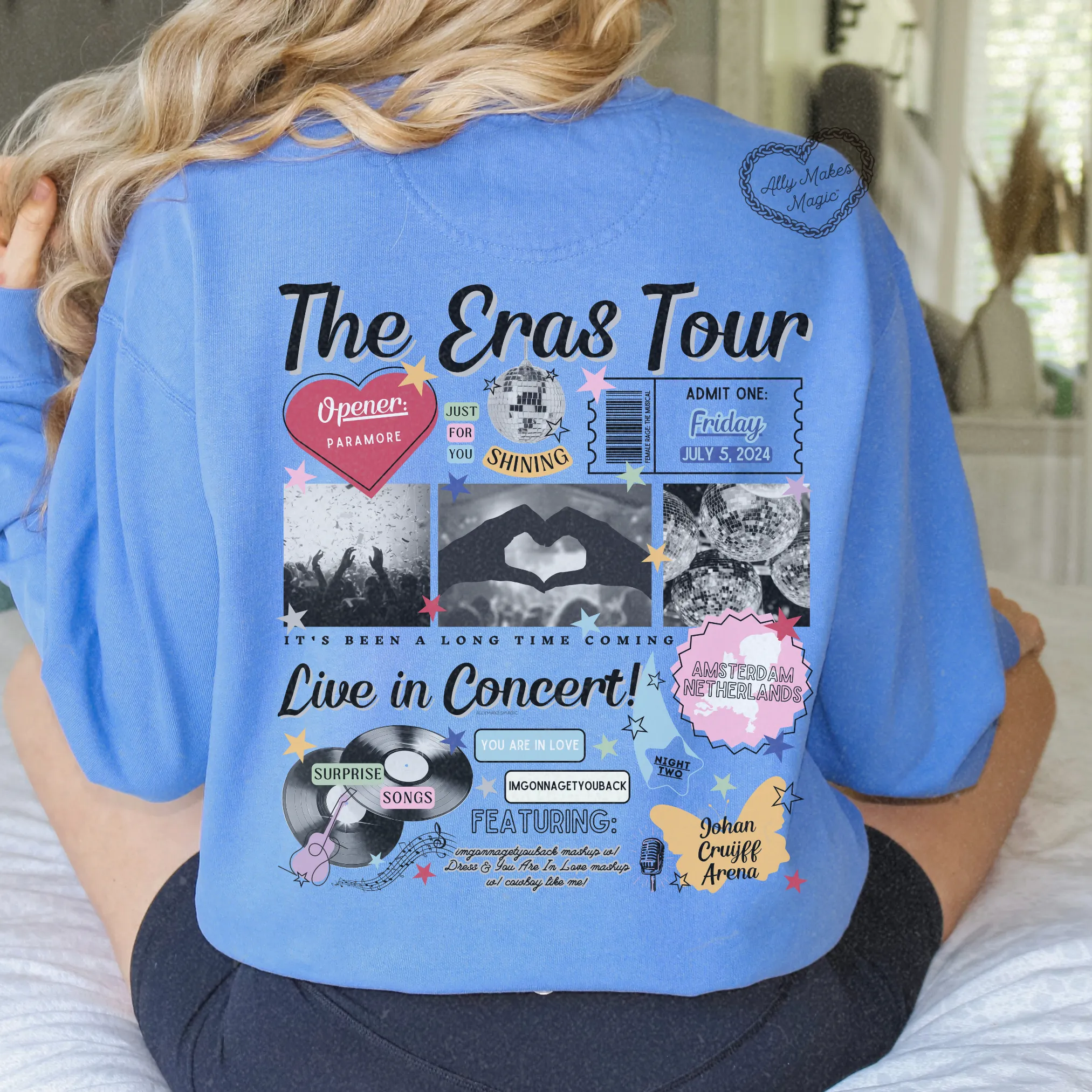 amsterdam night 2 pullover | comfort colors *custom* sold by Ally Makes Magic product image thumbnail 3