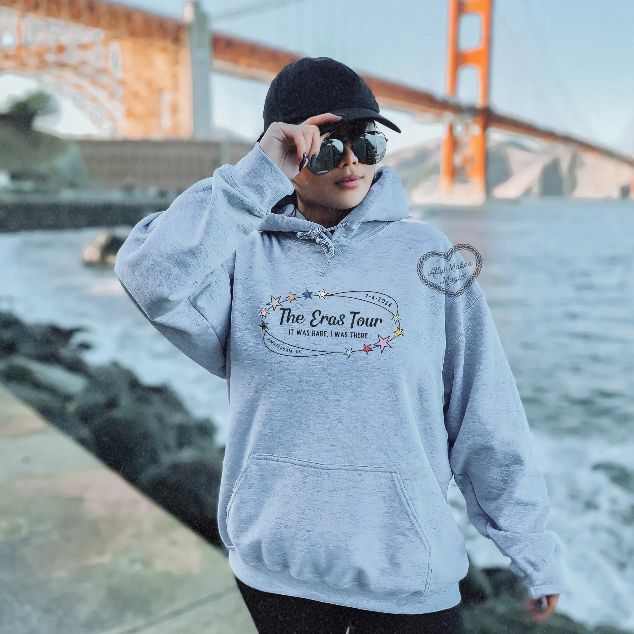 amsterdam night 1 hoodie *custom* sold by Ally Makes Magic product image thumbnail 4