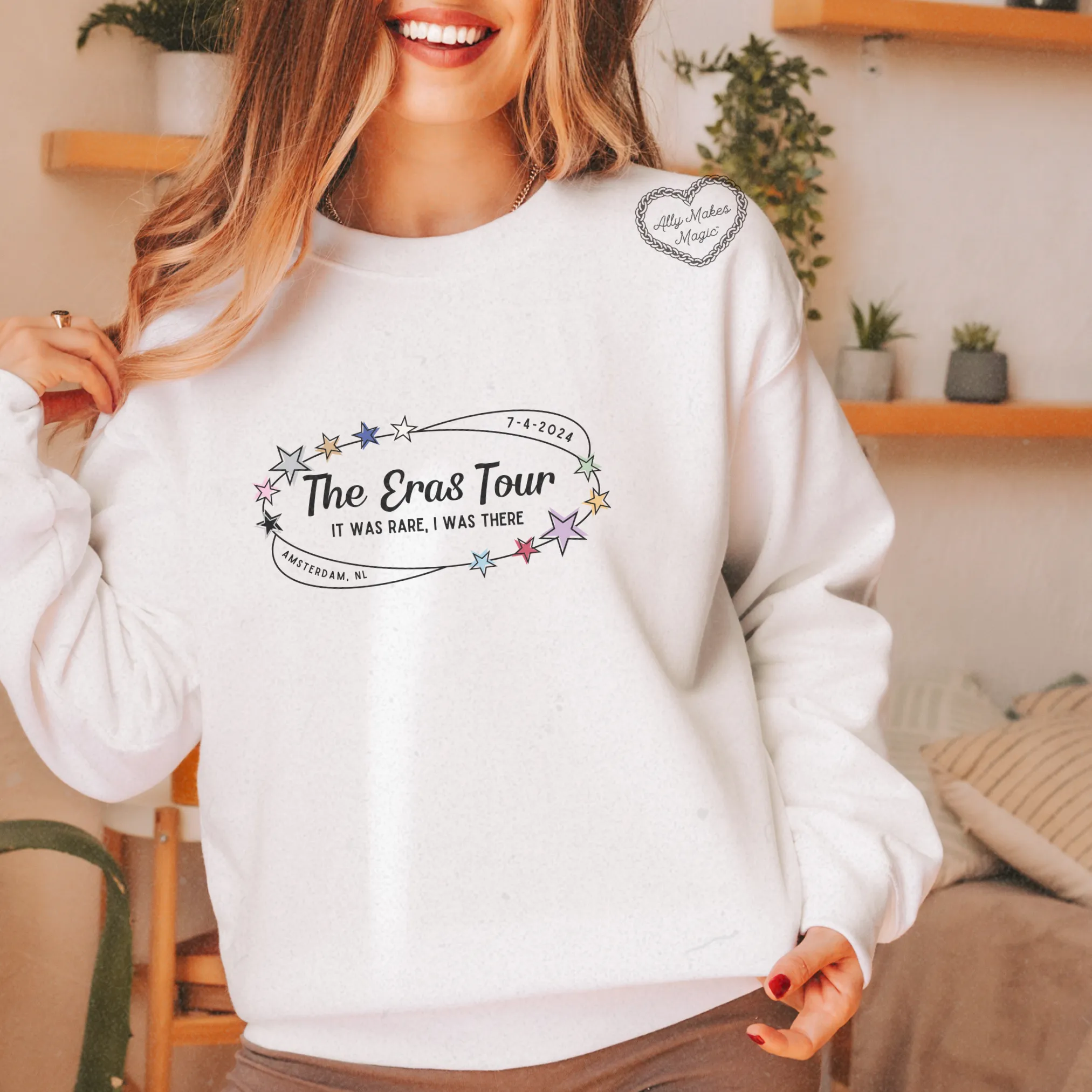 amsterdam night 1 sweater | gildan *custom* sold by Ally Makes Magic product image thumbnail 4