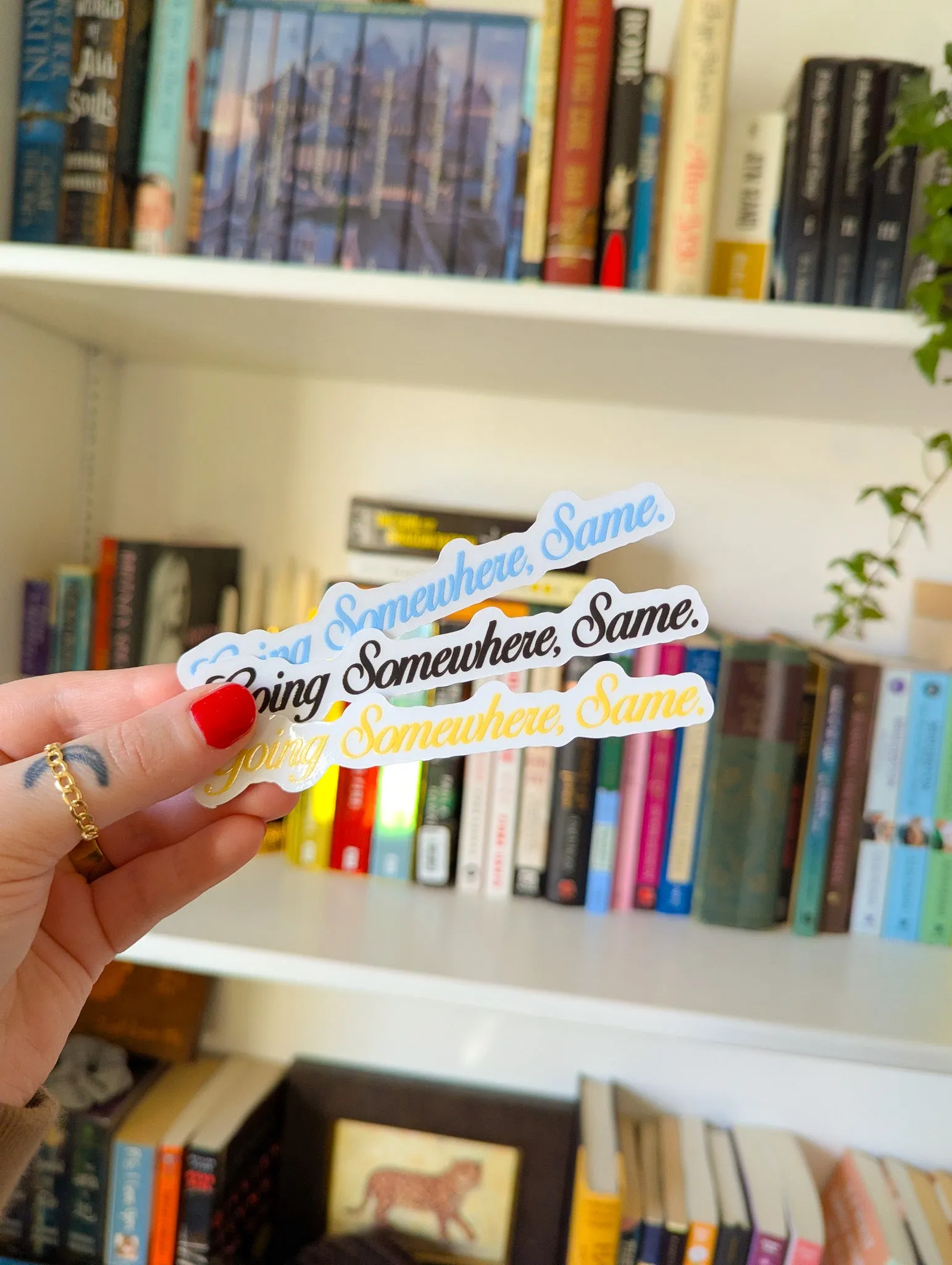 going somewhere, same. decal sold by Ally Makes Magic product image thumbnail 3