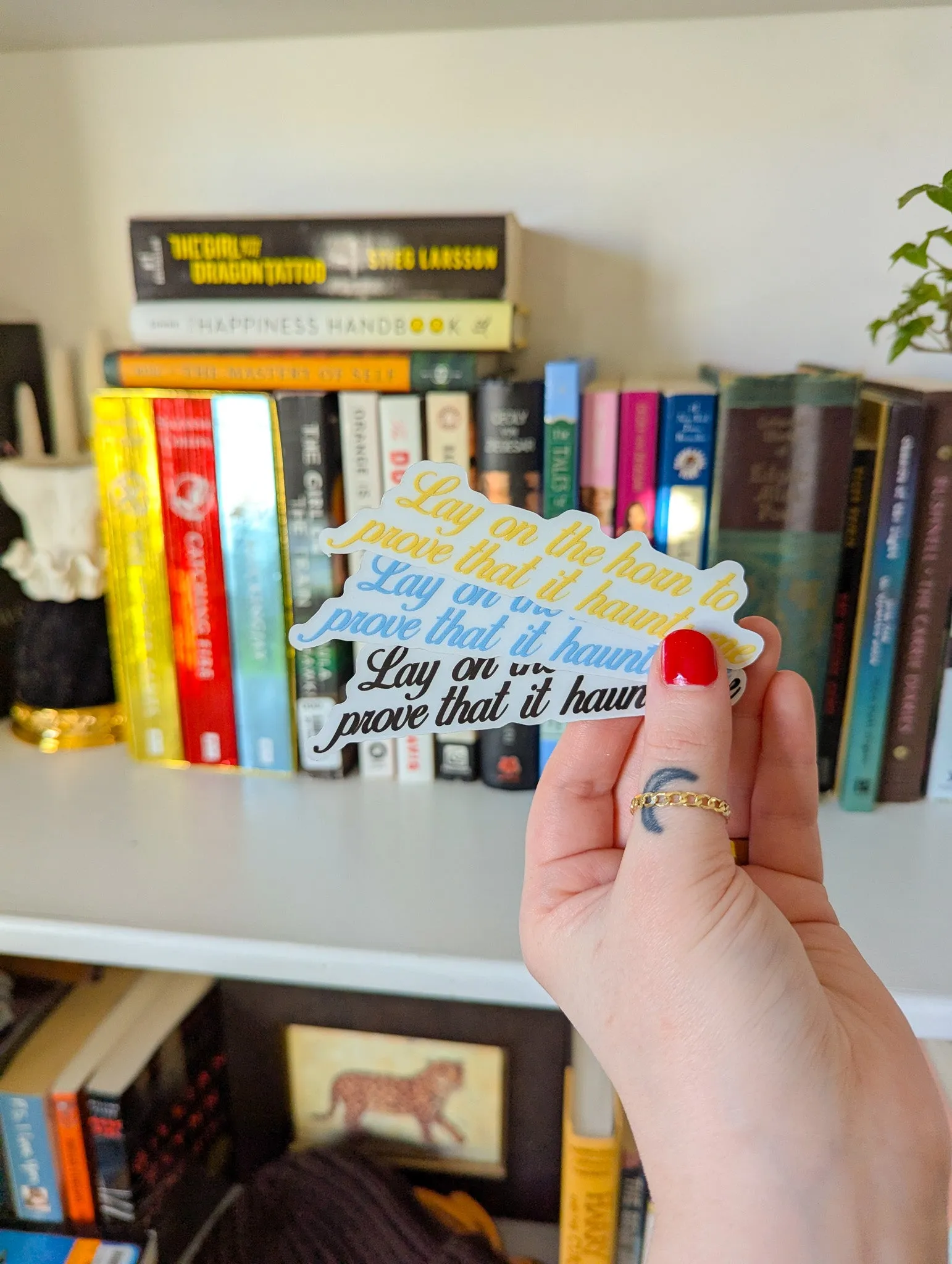 lay on the horn decal sold by Ally Makes Magic product image thumbnail 3