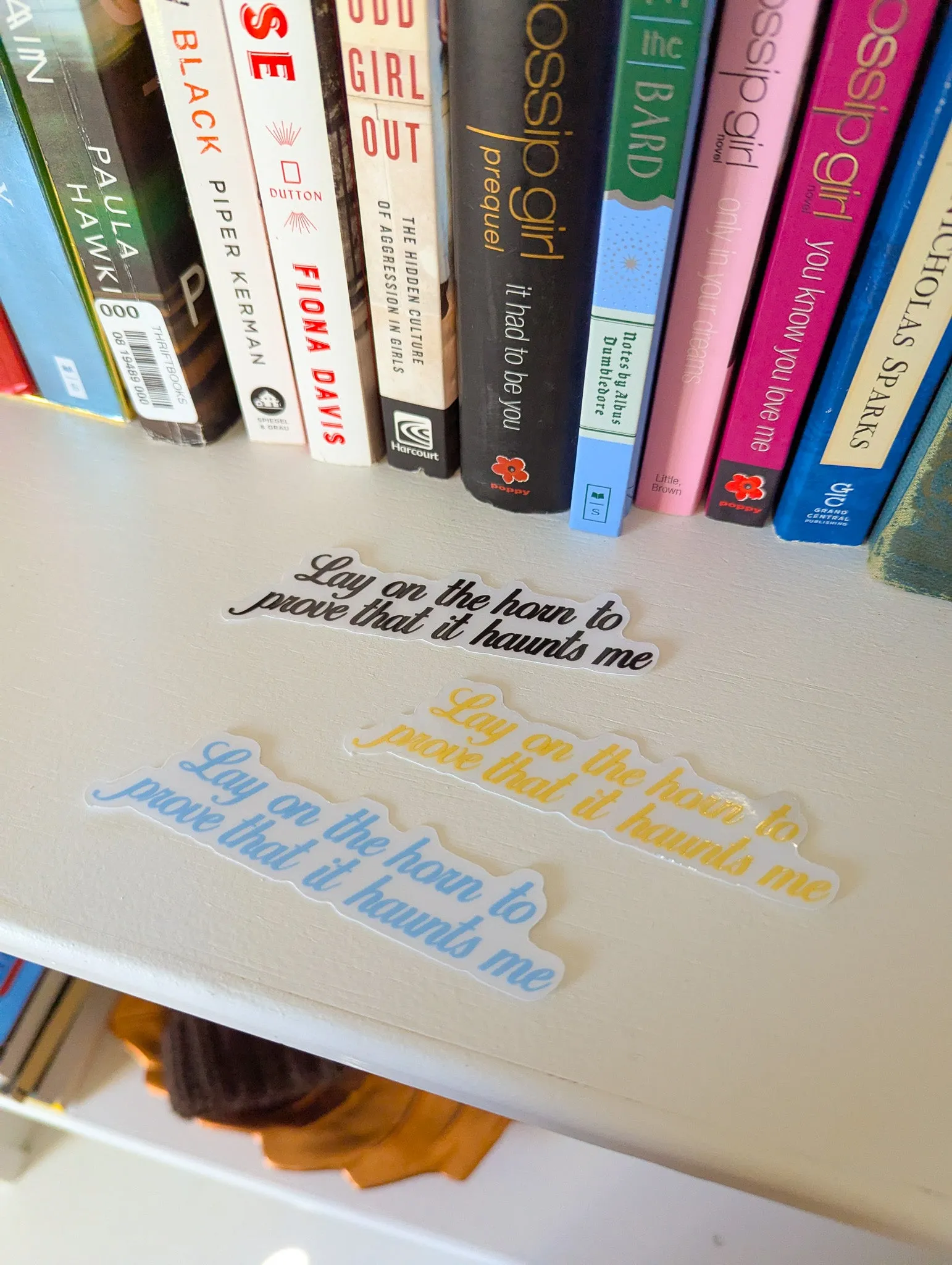 lay on the horn decal sold by Ally Makes Magic product image thumbnail 2