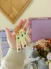 lots o' luck embroidered keychain sold by Ally Makes Magic