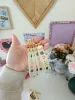 lots o' luck embroidered keychain sold by Ally Makes Magic