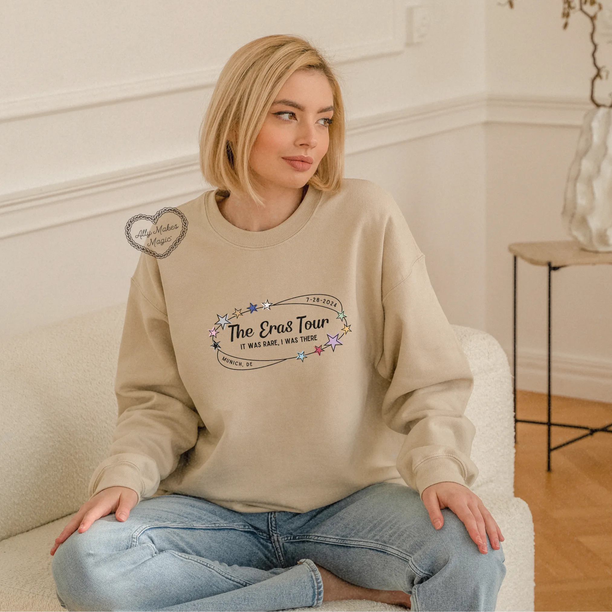 munich night 1 sweater | gildan *custom* sold by Ally Makes Magic product image thumbnail 4