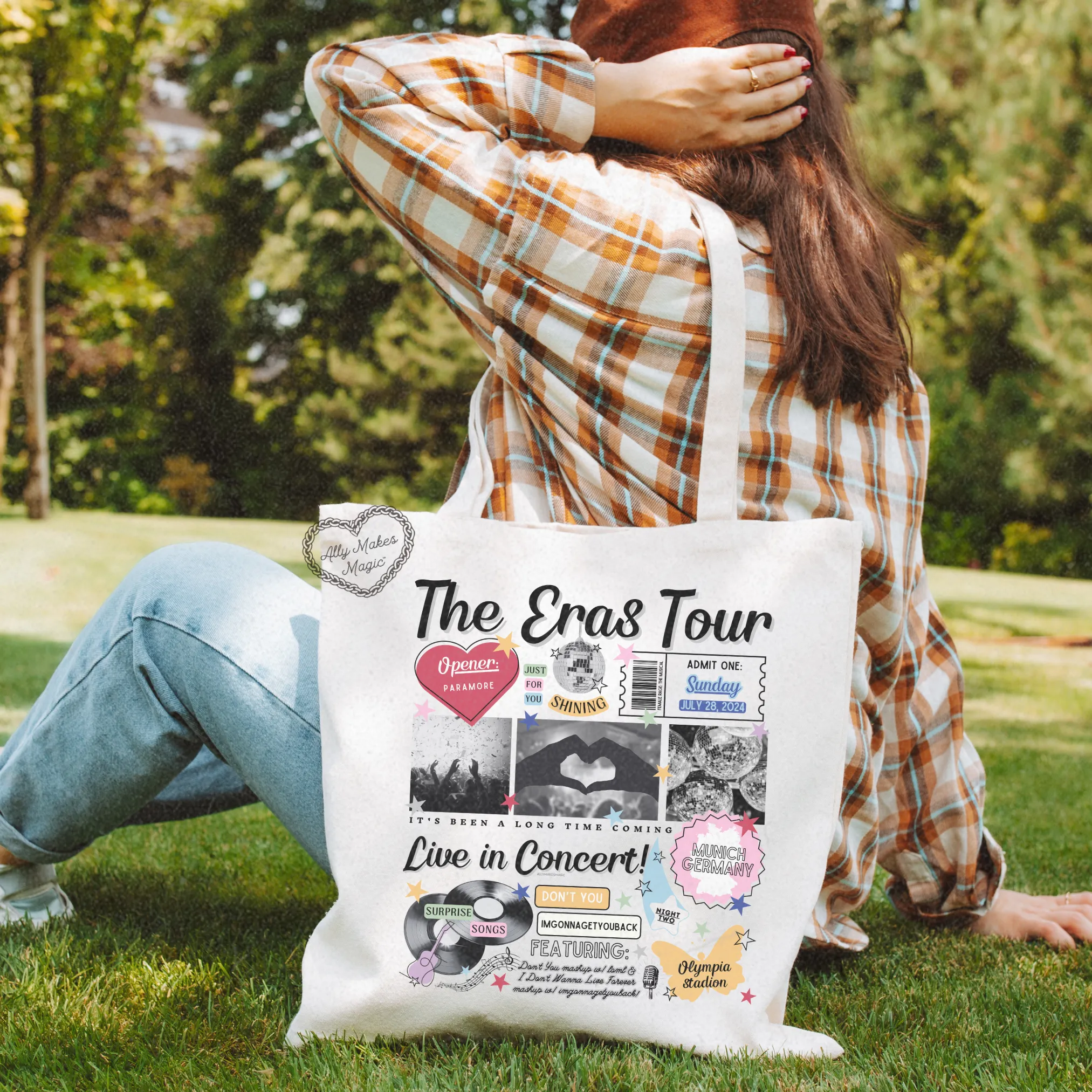 munich night 2 tote bag *custom* sold by Ally Makes Magic product image thumbnail 3