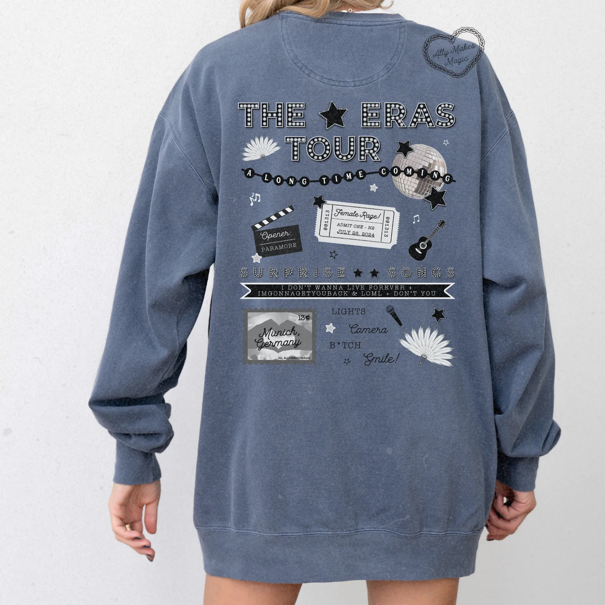 munich night 2 pullover | comfort colors *custom* sold by Ally Makes Magic