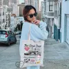 hamburg night 2 tote bag *custom* sold by Ally Makes Magic
