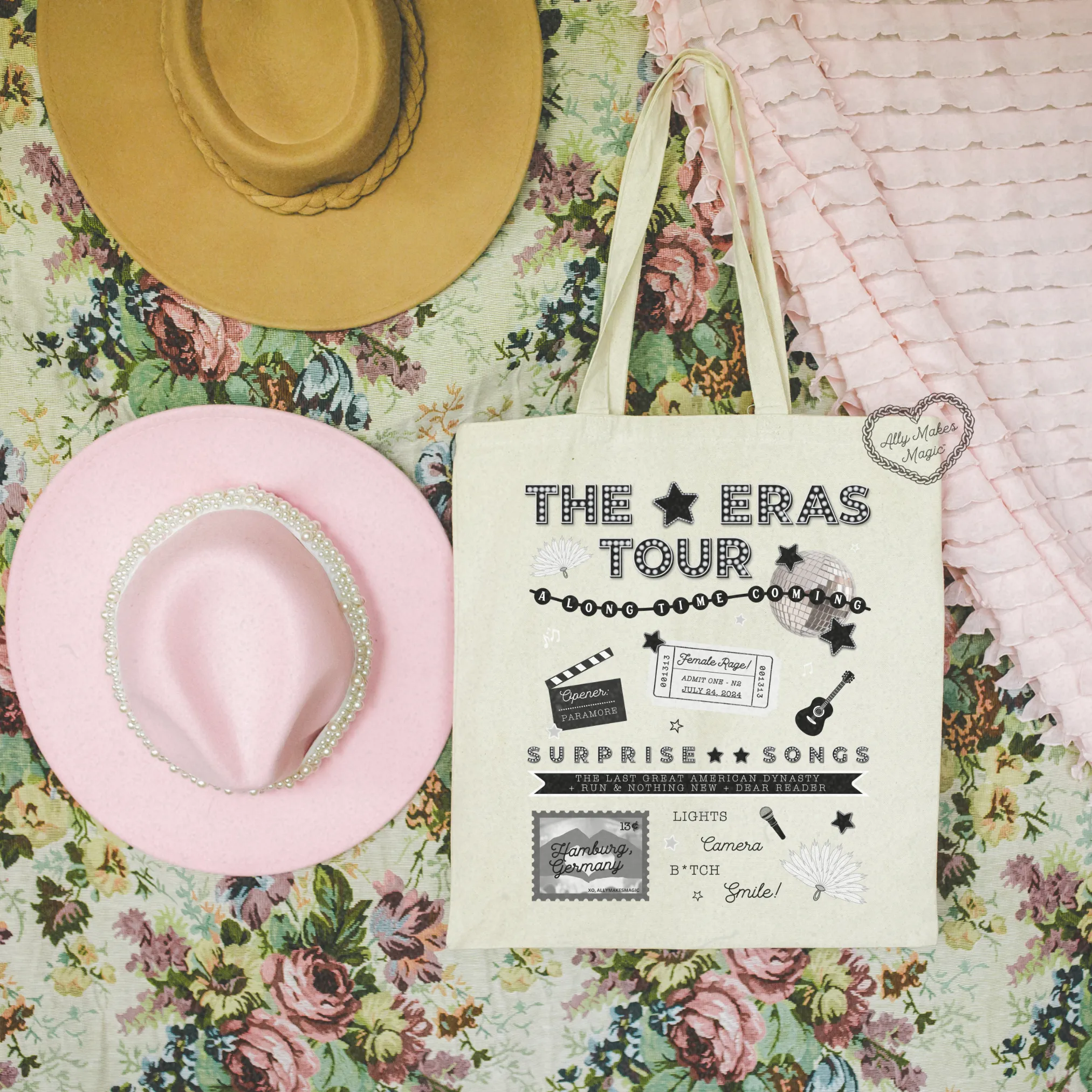 hamburg night 2 tote bag *custom* sold by Ally Makes Magic