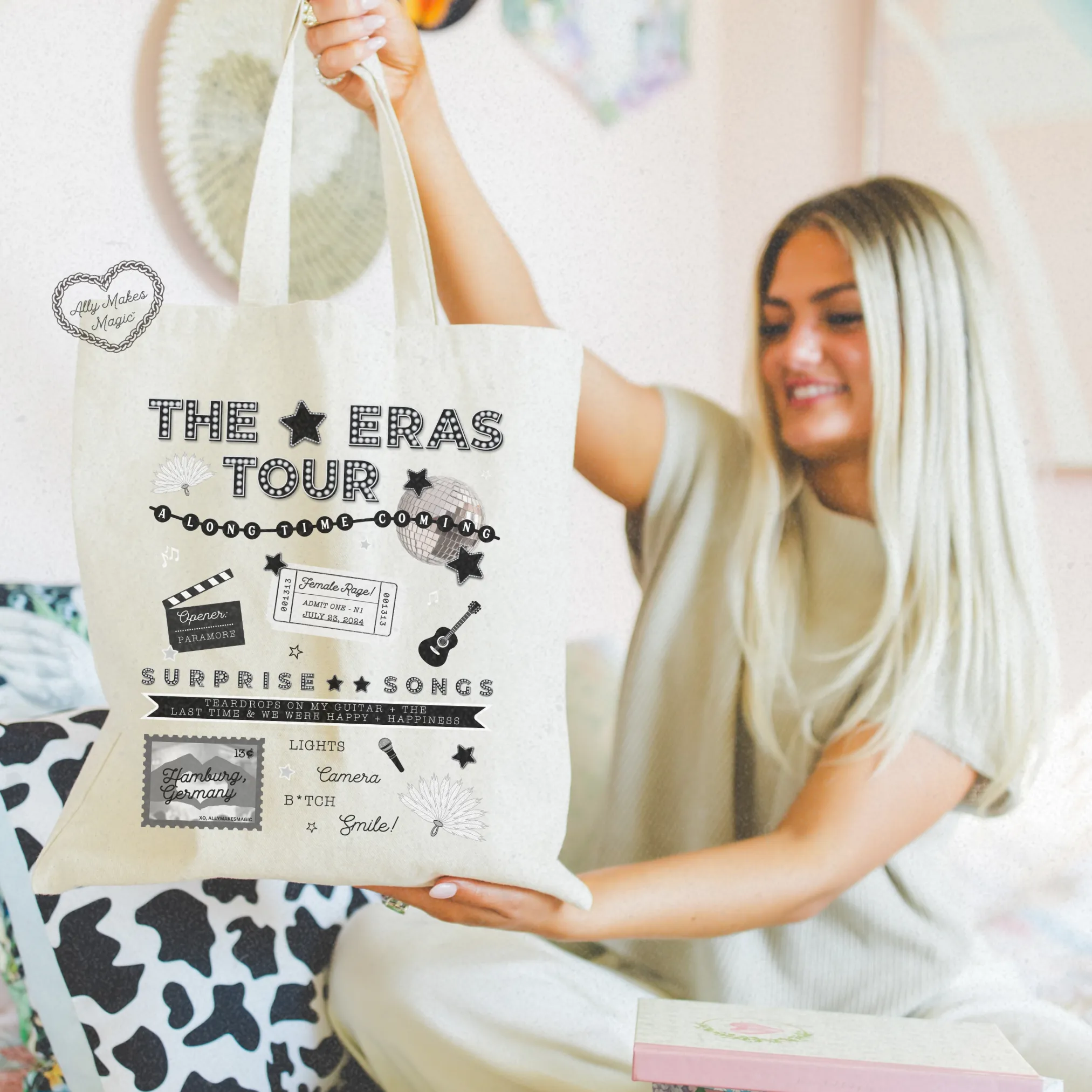 hamburg night 1 tote bag *custom* sold by Ally Makes Magic