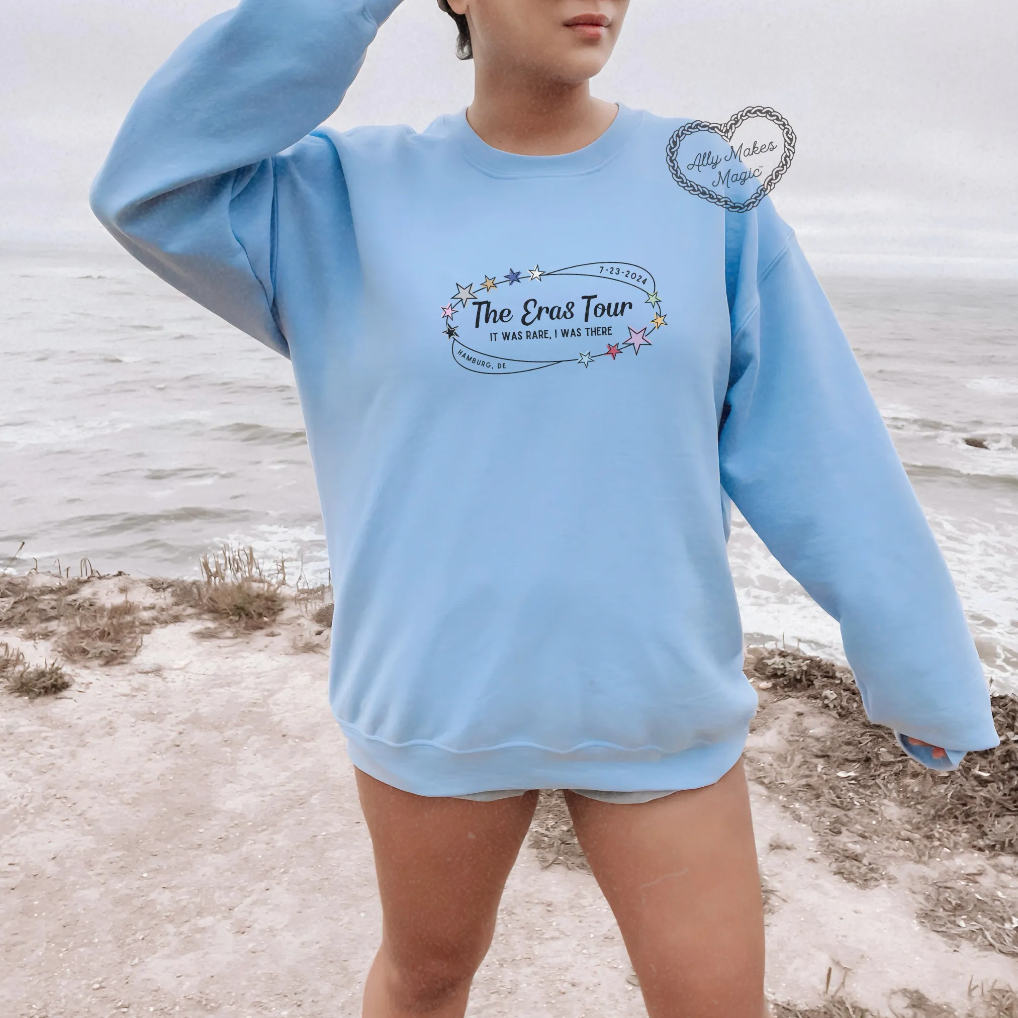 hamburg night 1 sweater | gildan *custom* sold by Ally Makes Magic product image thumbnail 4