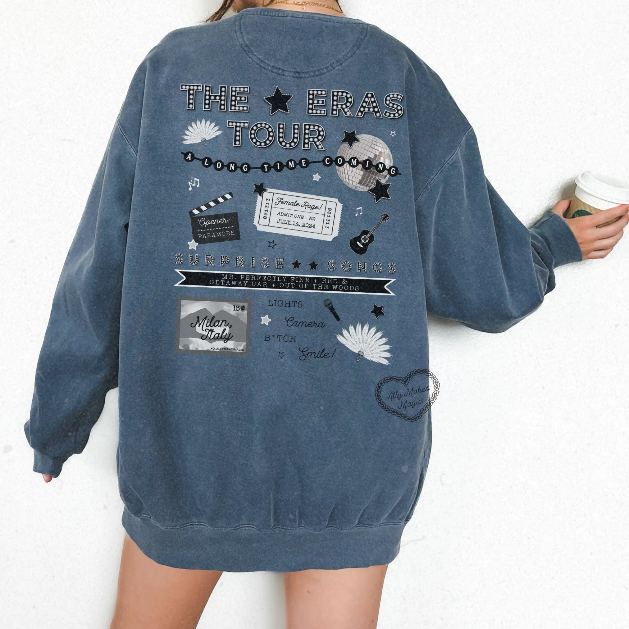 milan night 2 pullover | comfort colors *custom* sold by Ally Makes Magic product image thumbnail 2