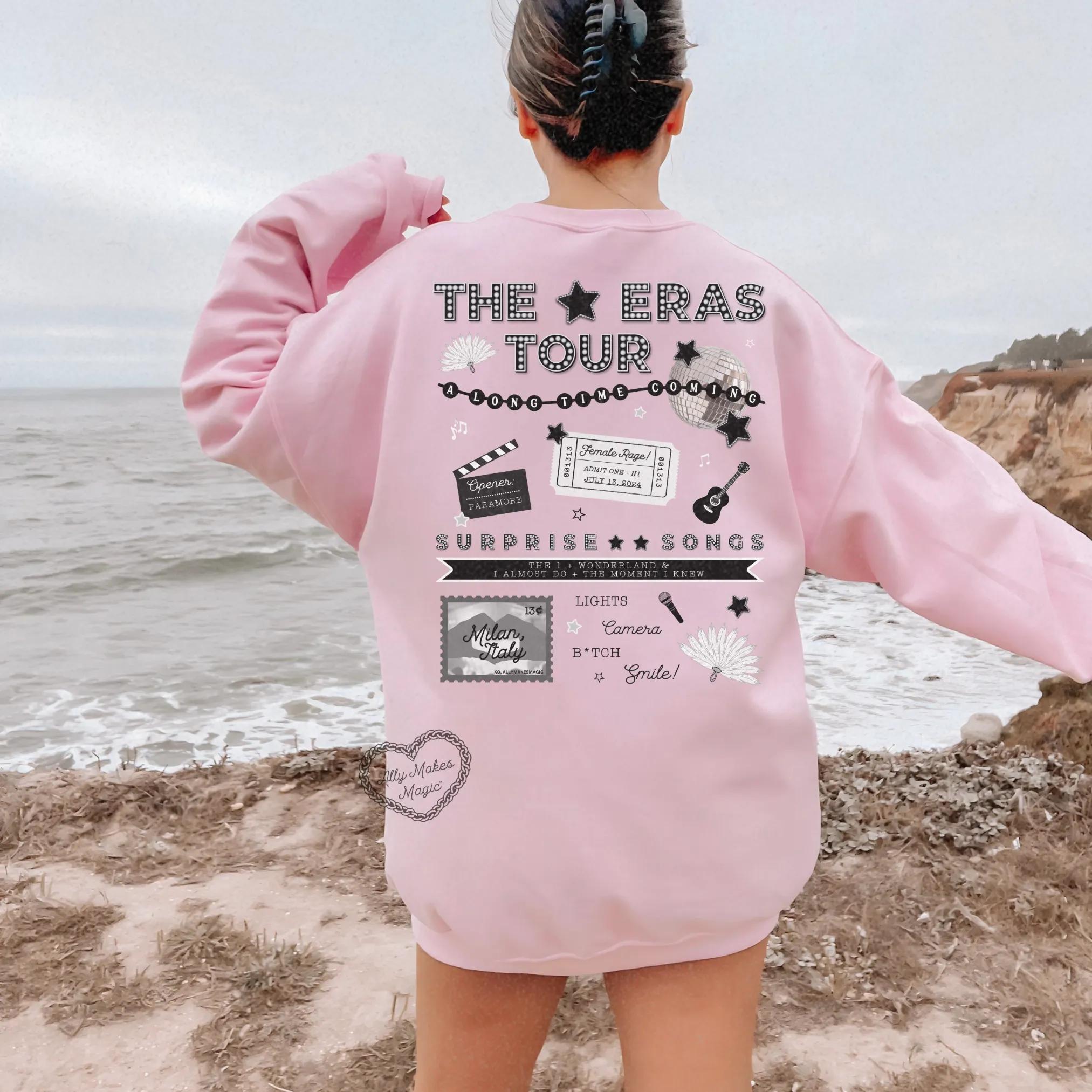 milan night 1 sweater | gildan *custom* sold by Ally Makes Magic