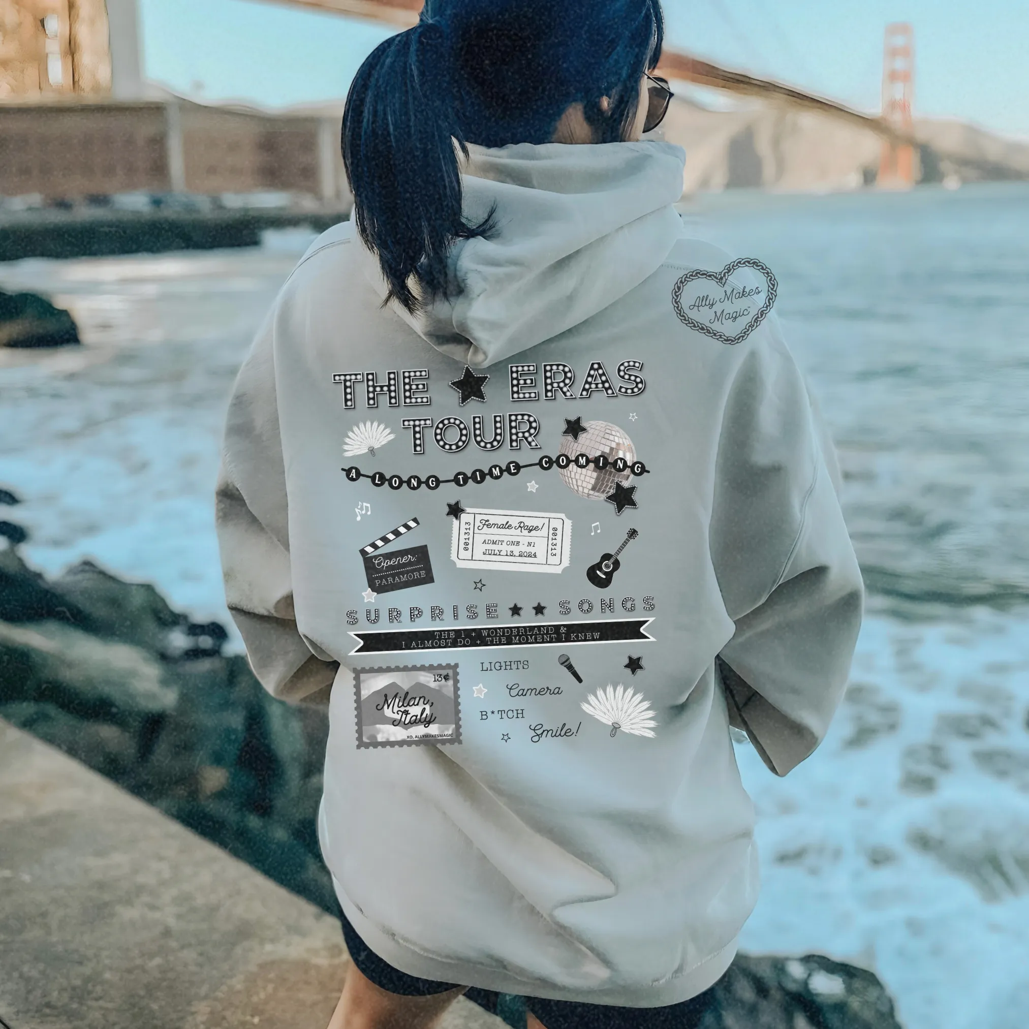 milan night 1 hoodie *custom* sold by Ally Makes Magic