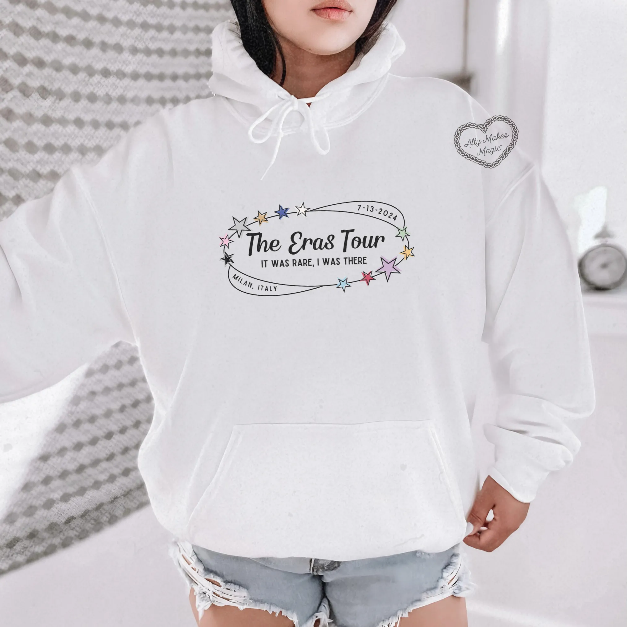 milan night 1 hoodie *custom* sold by Ally Makes Magic product image thumbnail 4