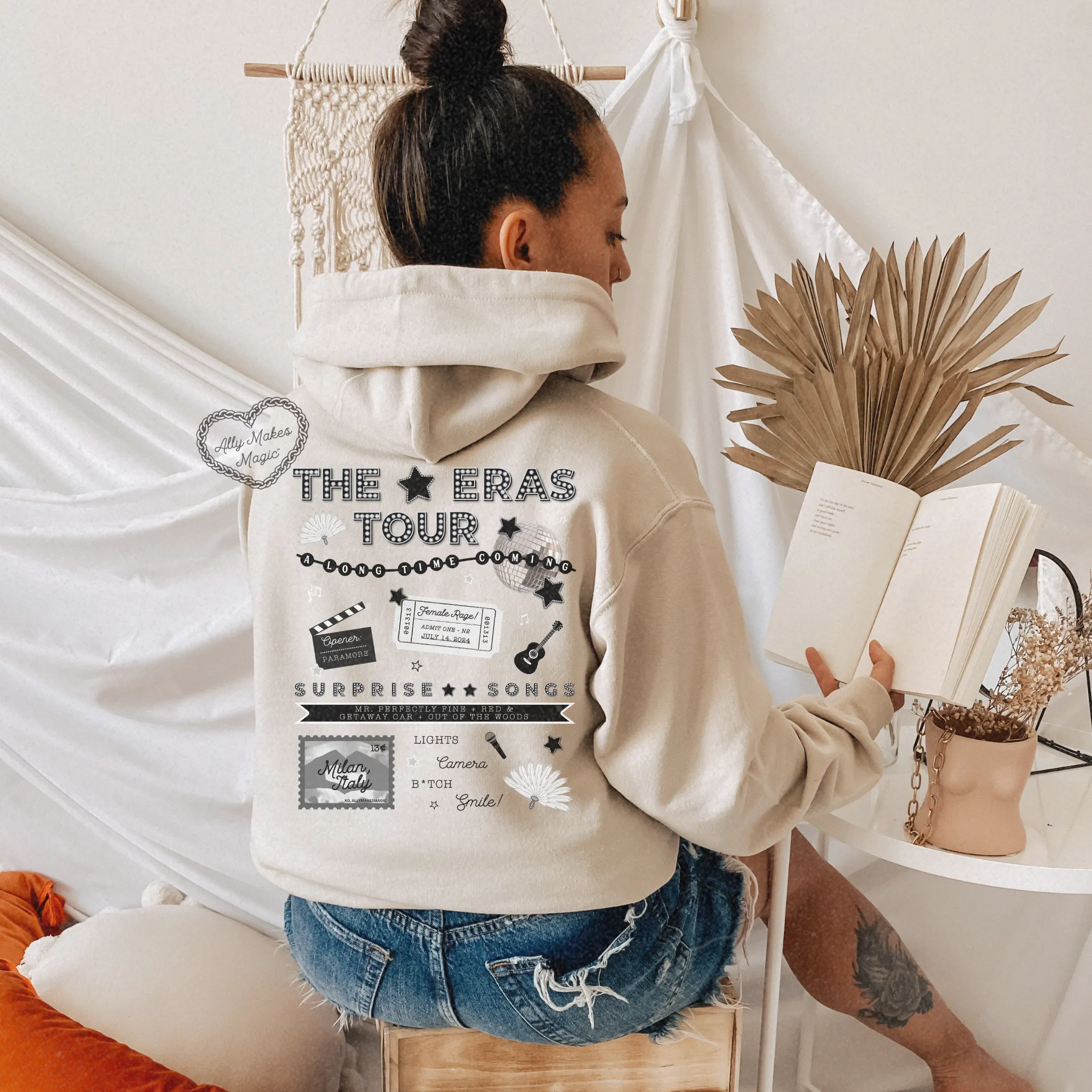 milan night 2 hoodie *custom* sold by Ally Makes Magic