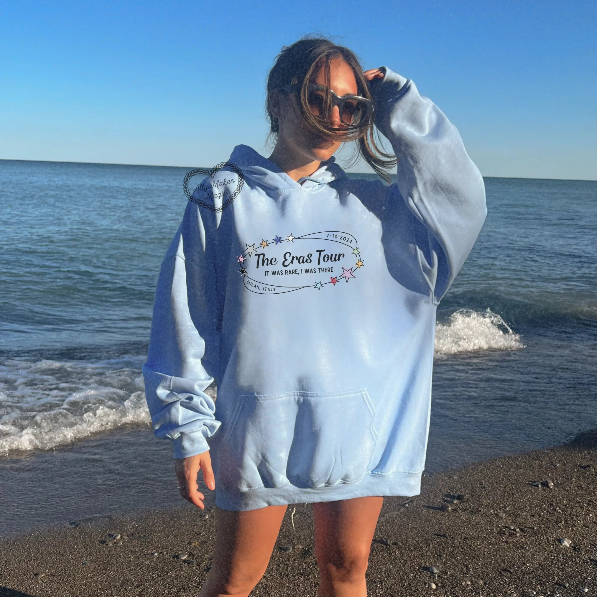 milan night 2 hoodie *custom* sold by Ally Makes Magic product image thumbnail 4