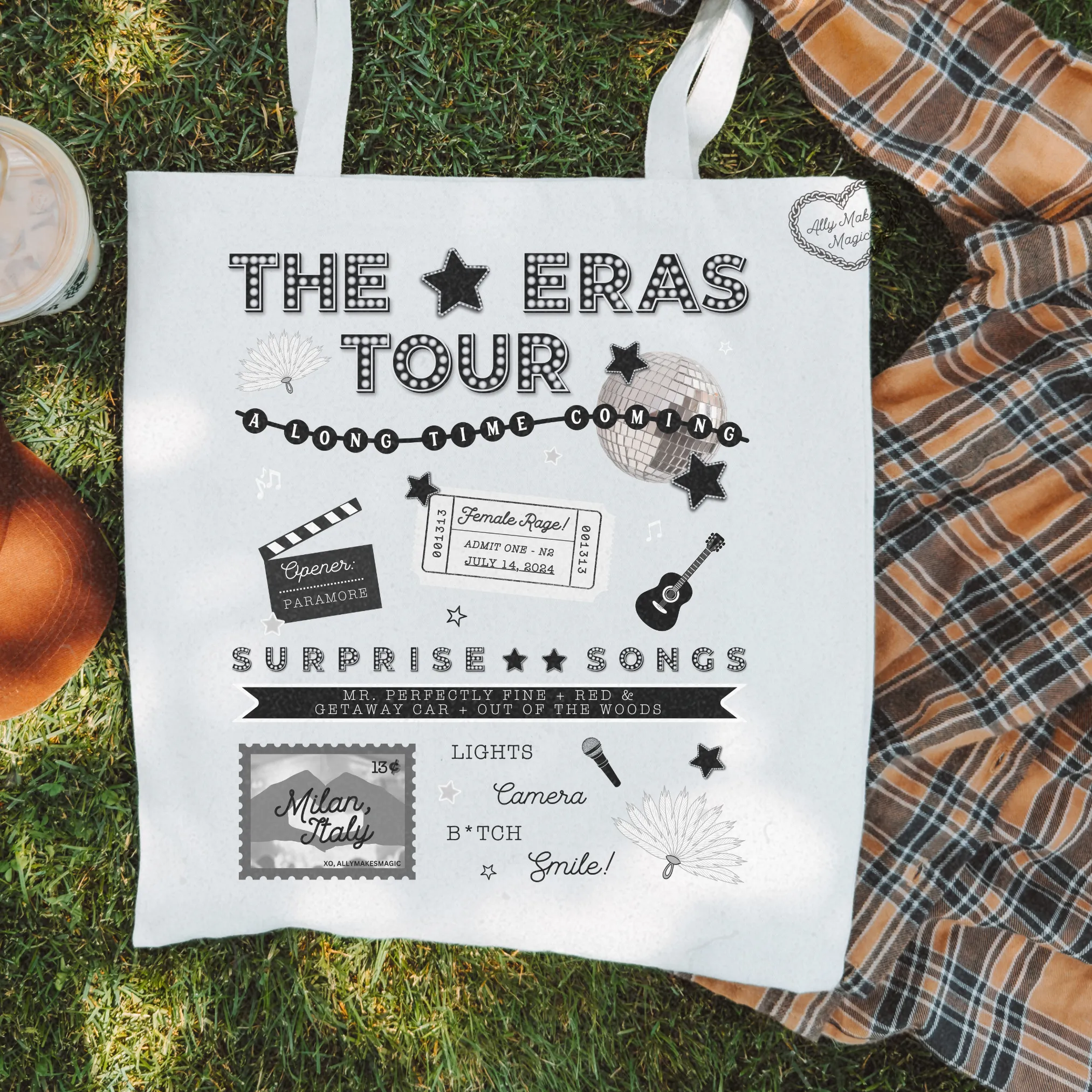 milan night 2 tote bag *custom* sold by Ally Makes Magic