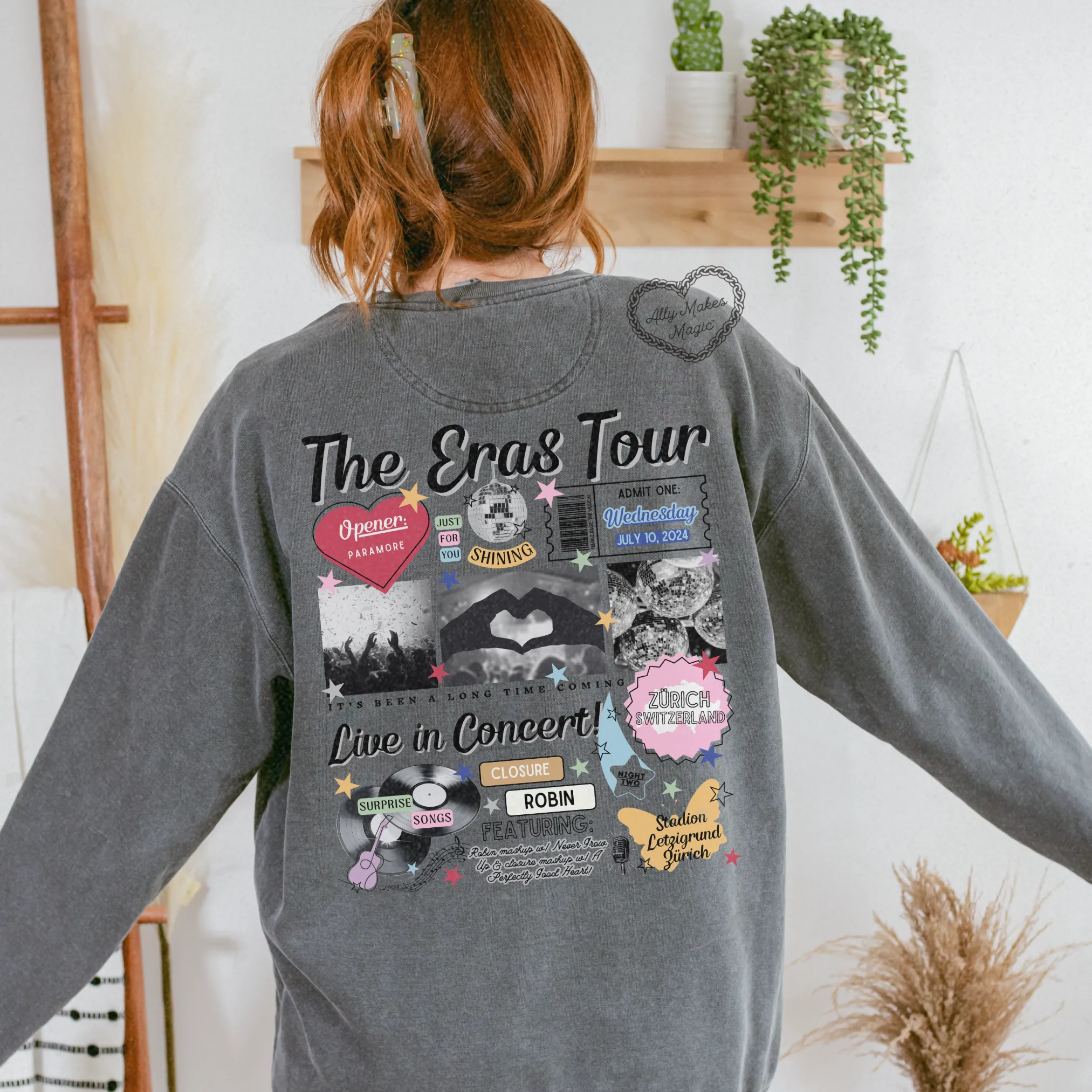 zurich night 2 pullover | comfort colors *custom* sold by Ally Makes Magic product image thumbnail 3