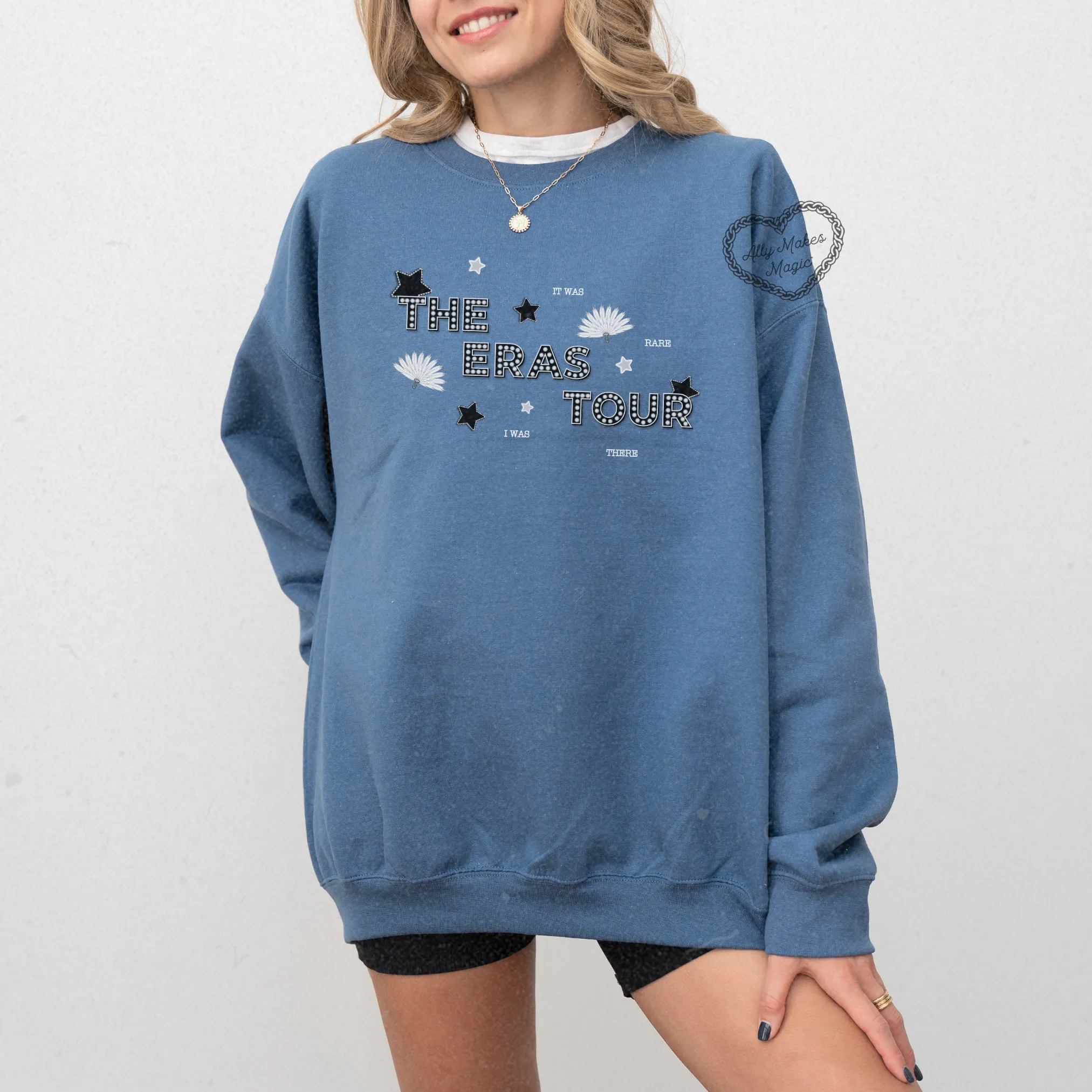 zurich night 1 sweater | gildan *custom* sold by Ally Makes Magic product image thumbnail 2