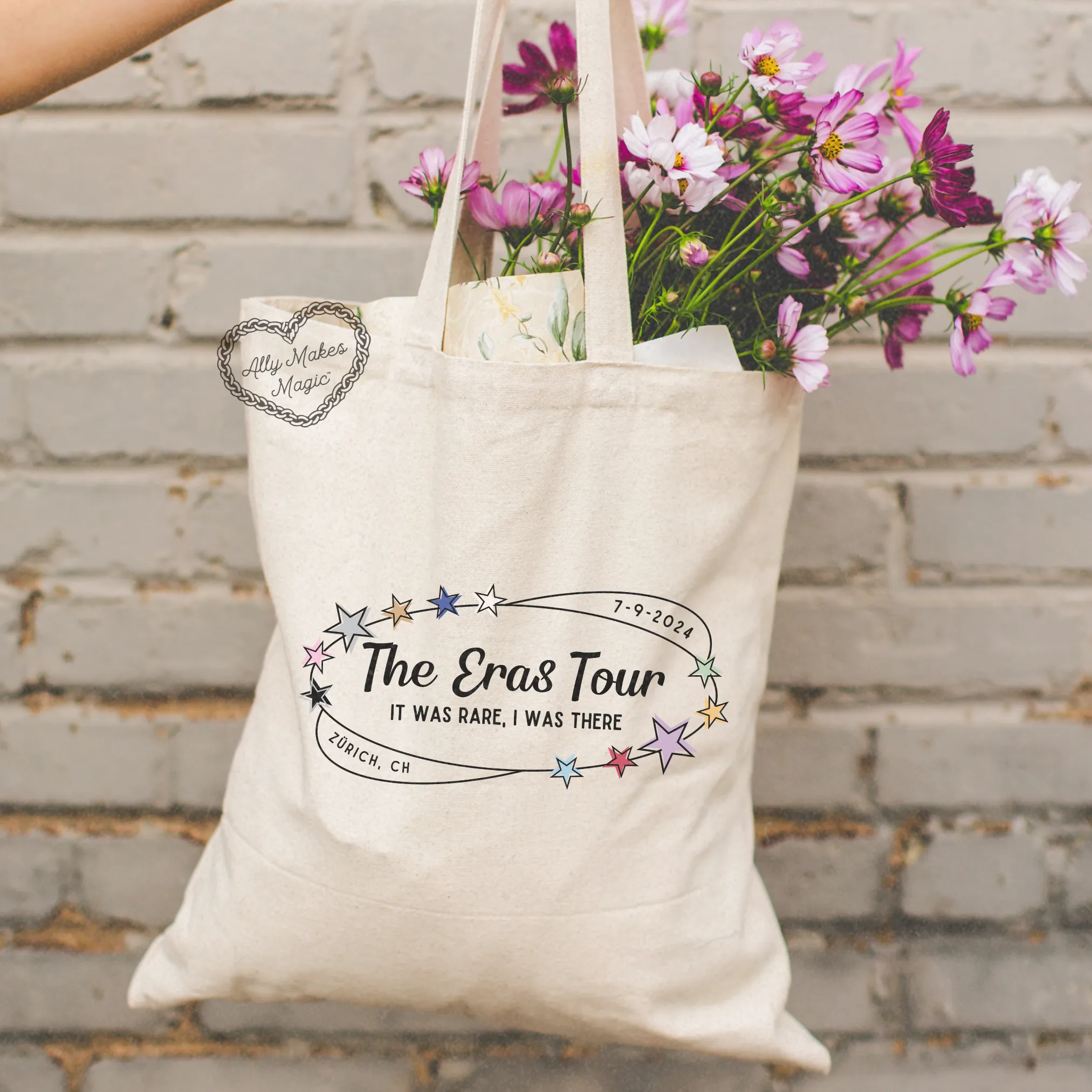 zurich night 1 tote bag *custom* sold by Ally Makes Magic product image thumbnail 4