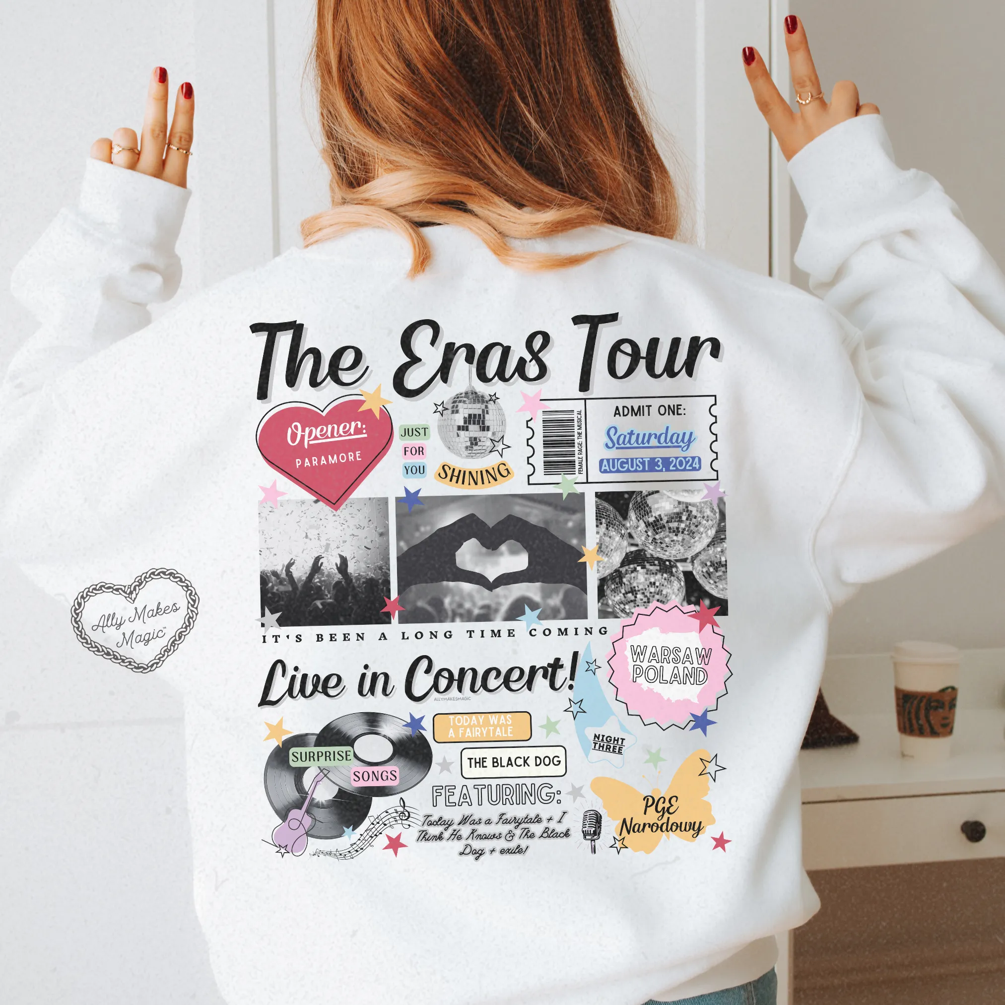 warsaw night 3 sweater | gildan *custom* sold by Ally Makes Magic product image thumbnail 3