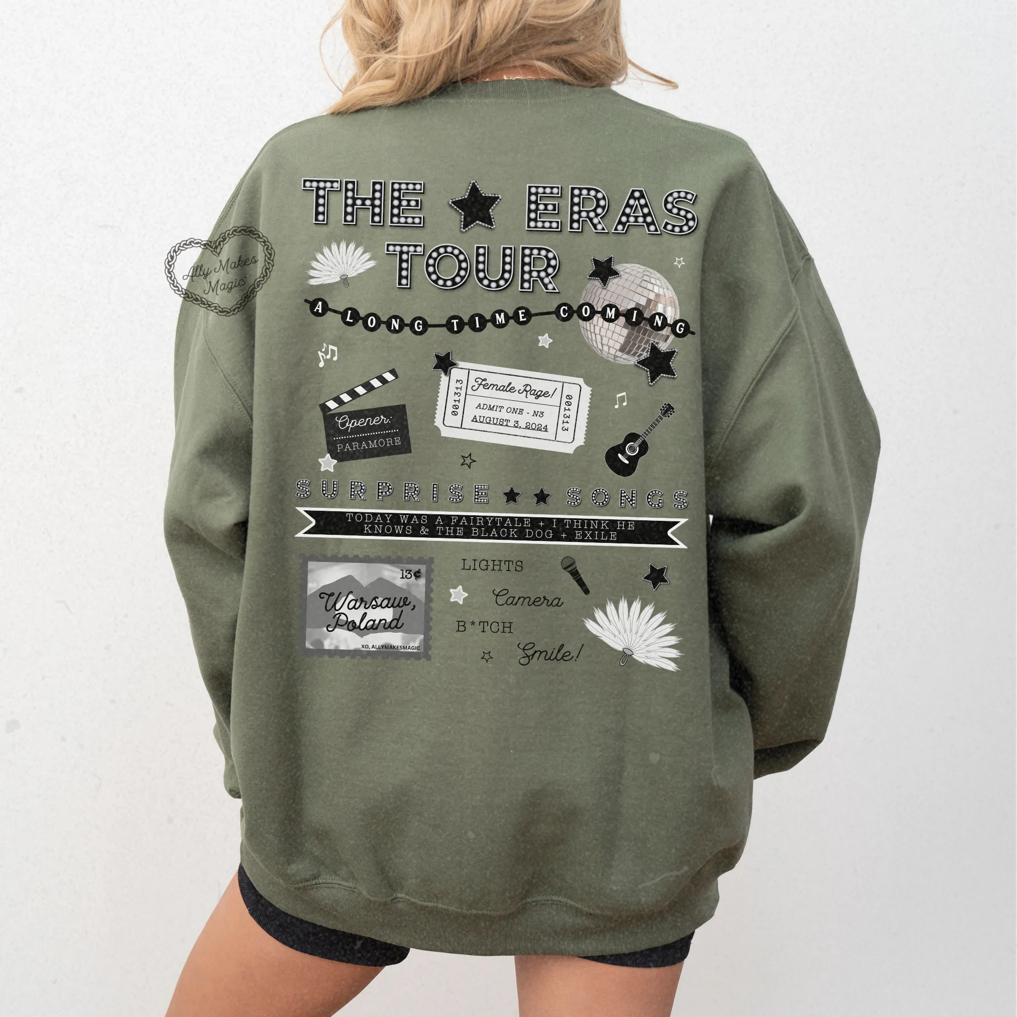 warsaw night 3 sweater | gildan *custom* sold by Ally Makes Magic