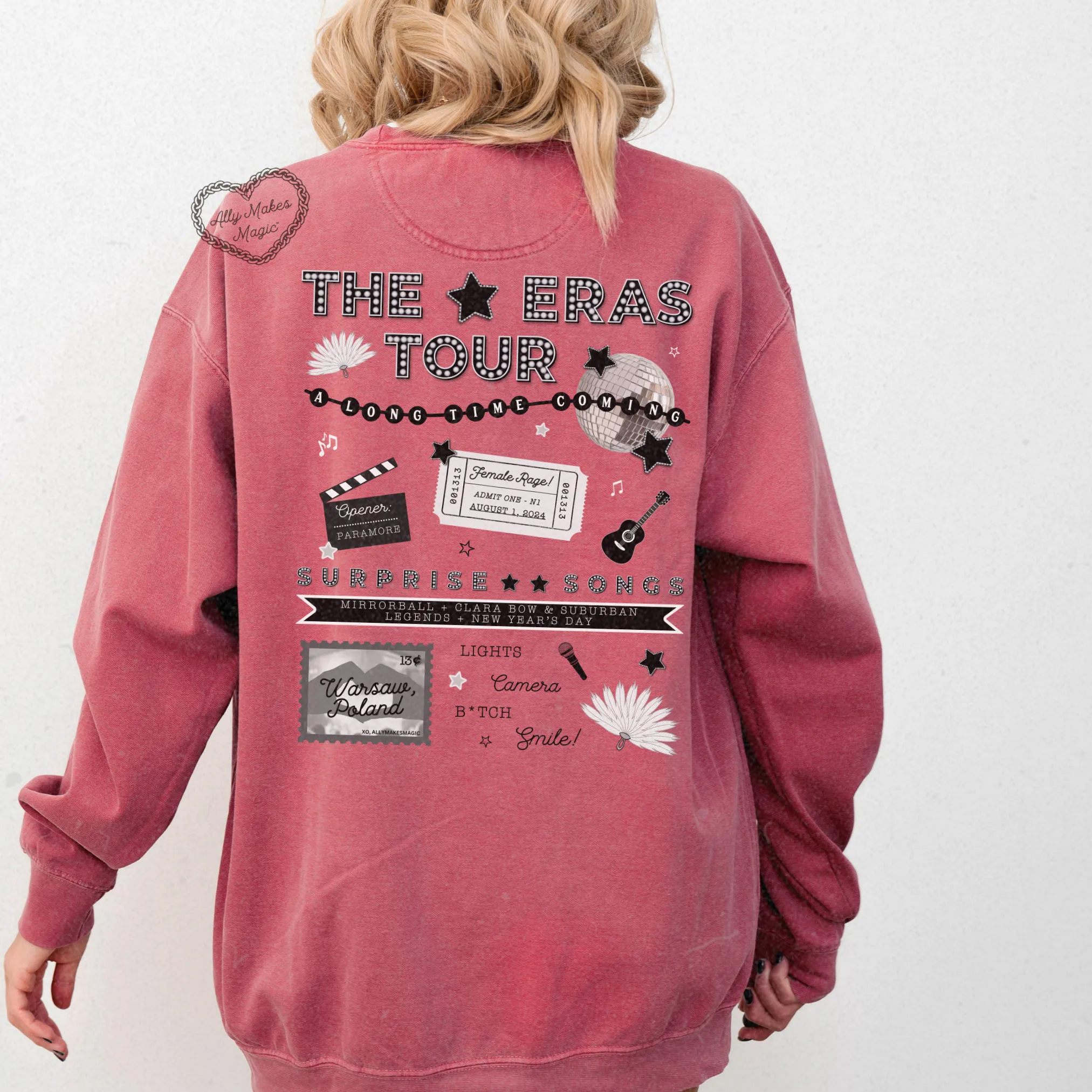 warsaw night 1 pullover | comfort colors *custom* sold by Ally Makes Magic