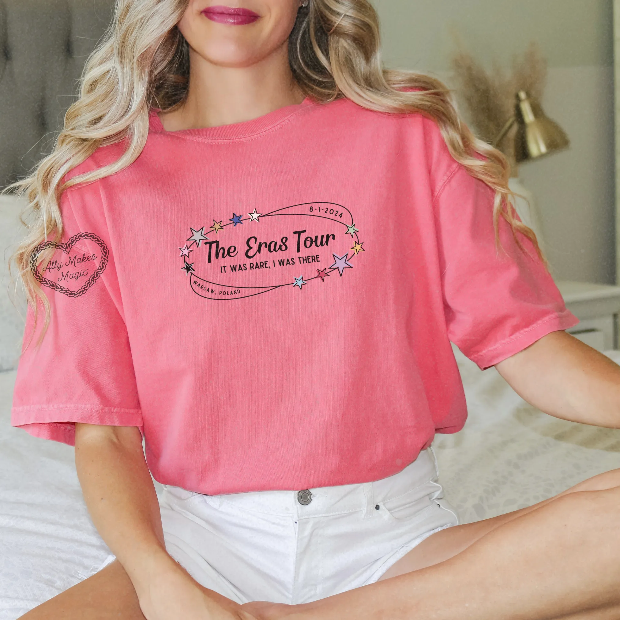 warsaw night 1 tee | comfort colors *custom* sold by Ally Makes Magic product image thumbnail 4