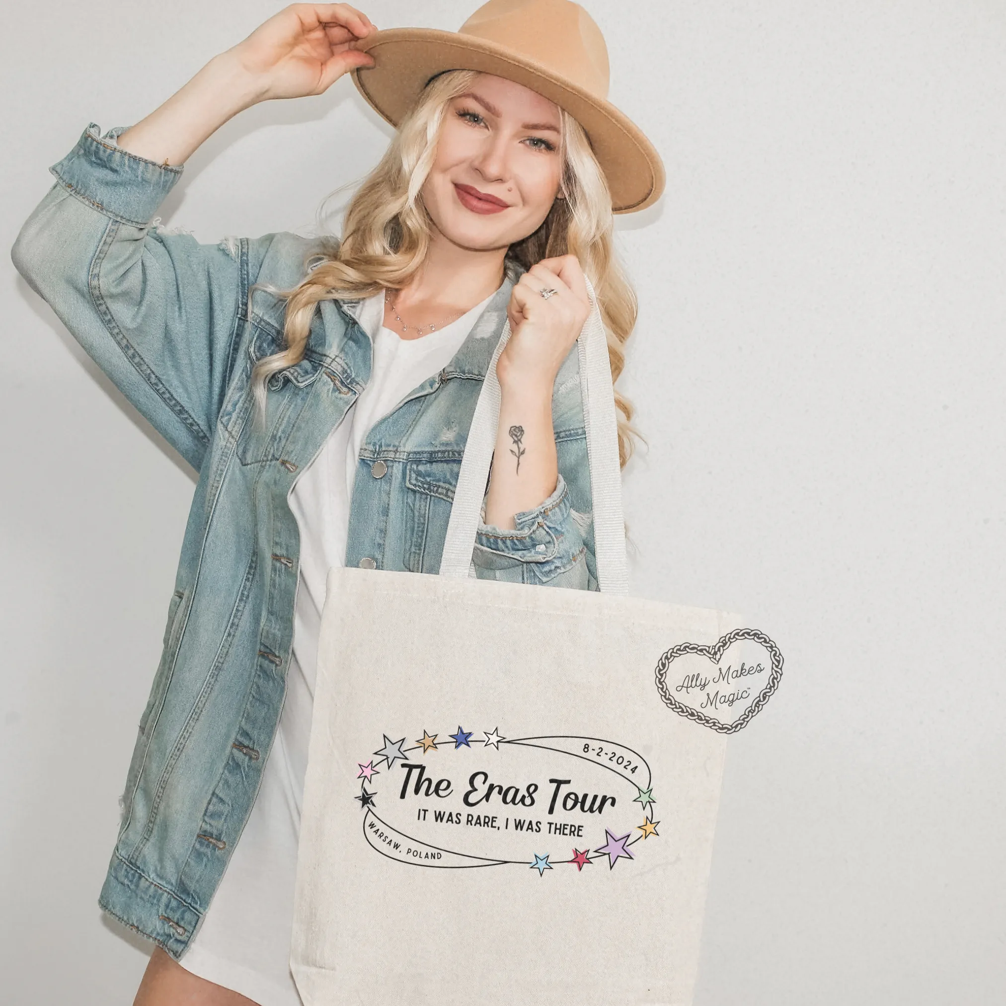 warsaw night 2 tote bag *custom* sold by Ally Makes Magic product image thumbnail 4