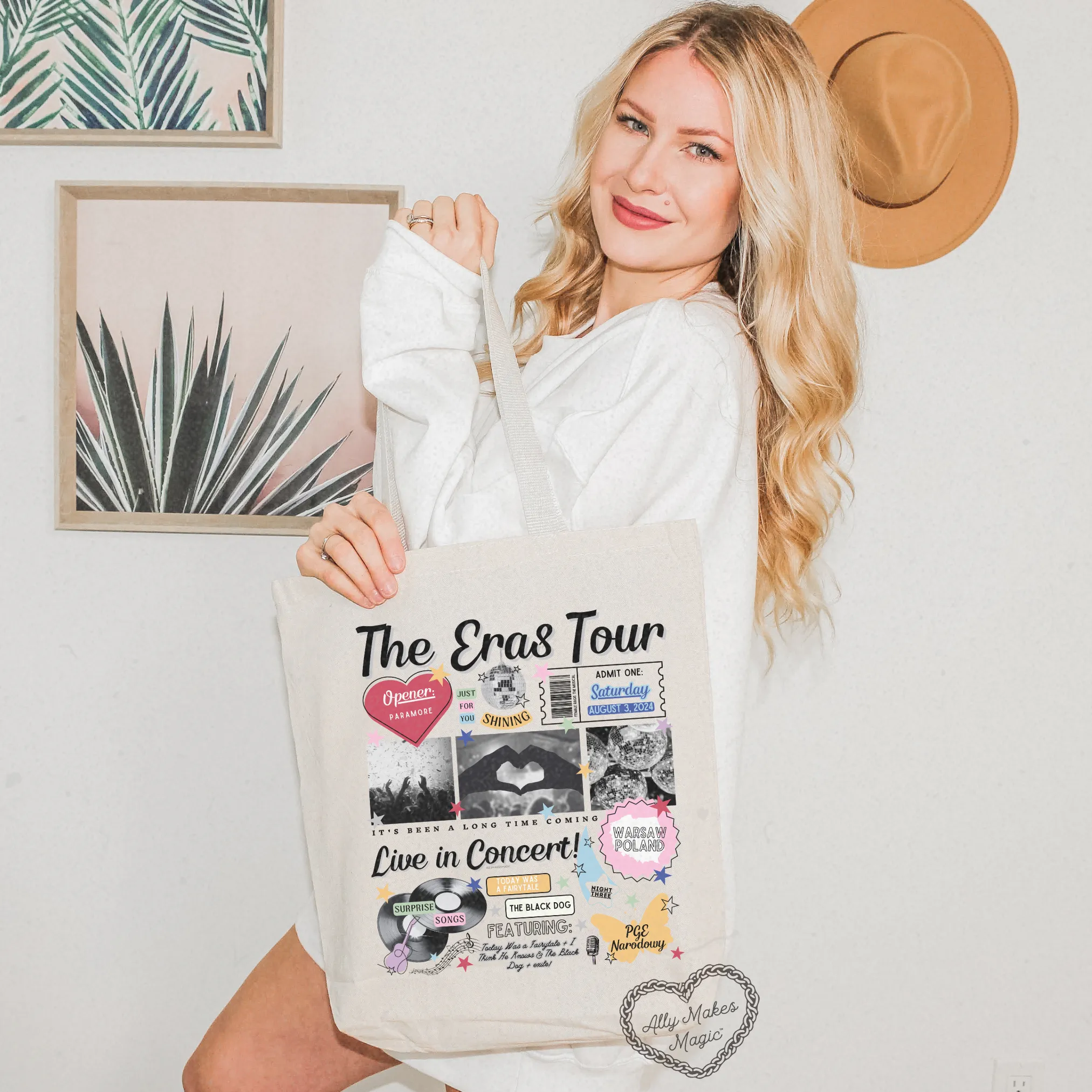 warsaw night 3 tote bag *custom* sold by Ally Makes Magic product image thumbnail 3