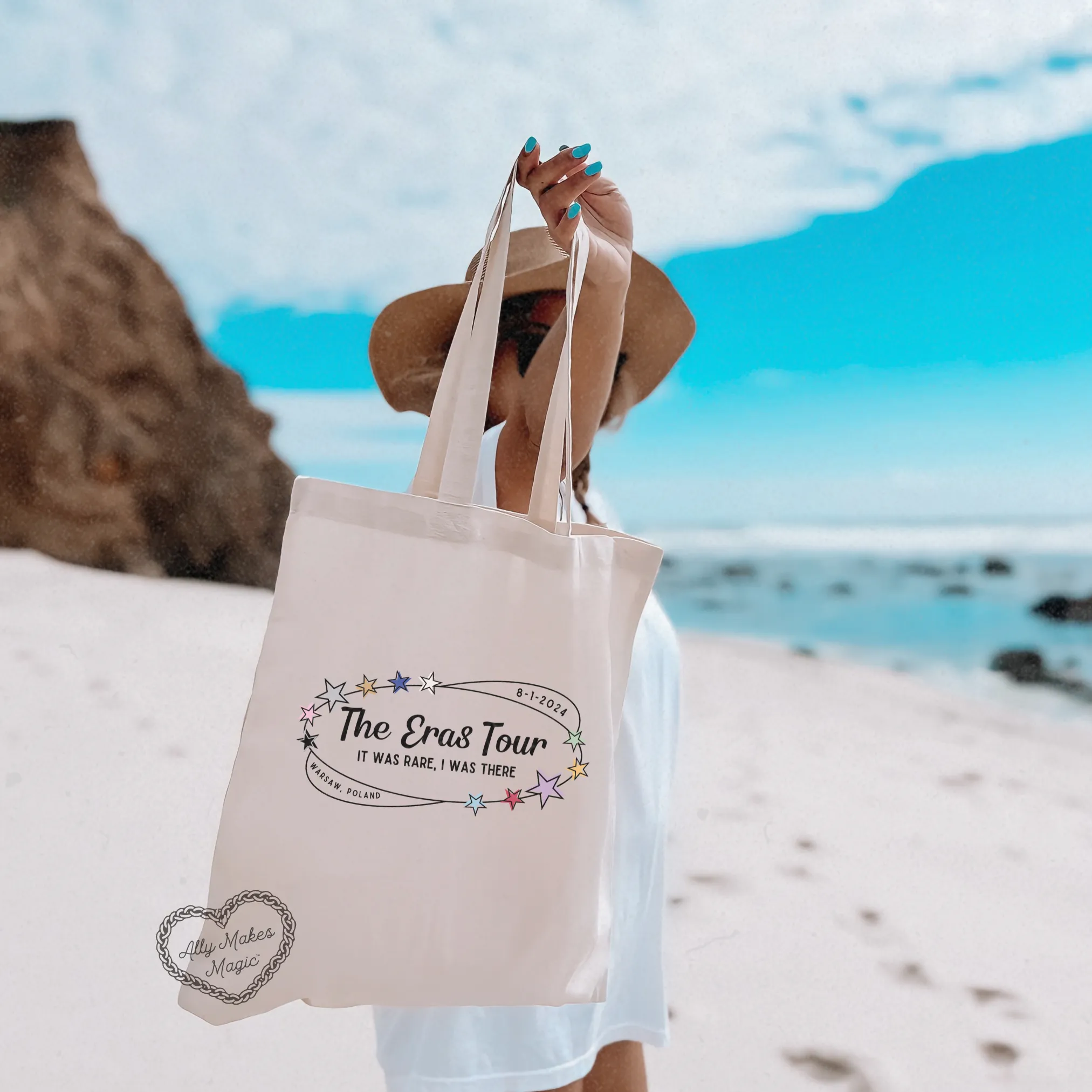 warsaw night 1 tote bag *custom* sold by Ally Makes Magic product image thumbnail 4