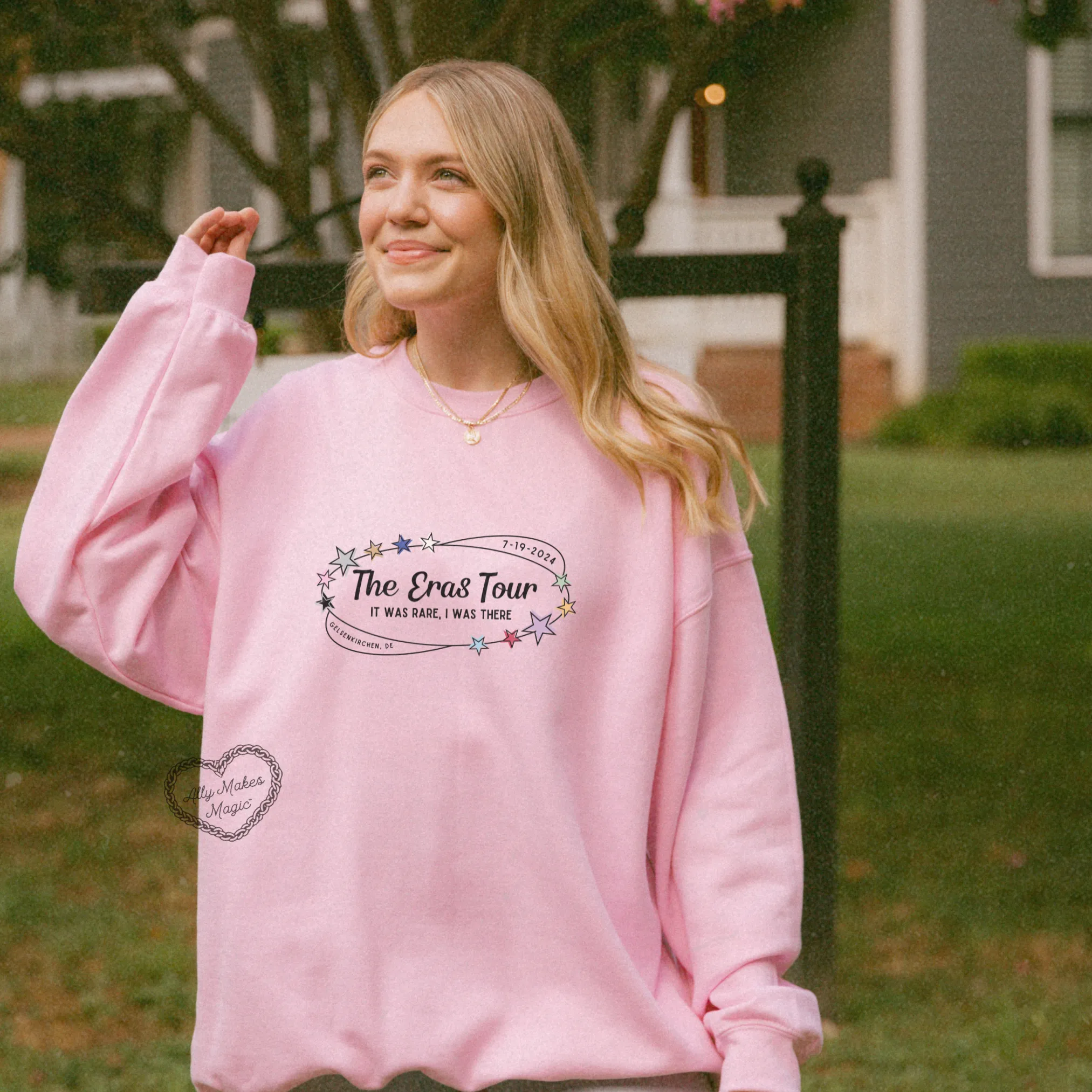 gelsenkirchen night 3 sweater | gildan *custom* sold by Ally Makes Magic product image thumbnail 4