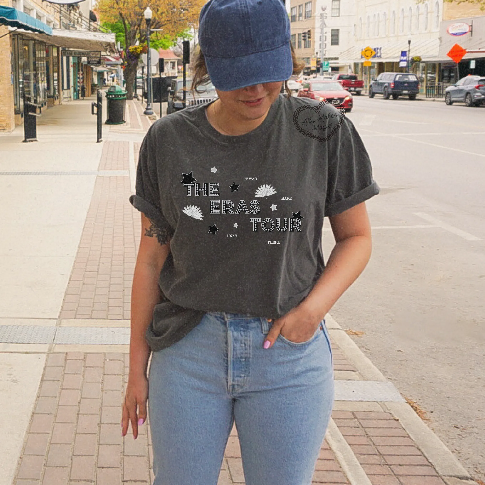 gelsenkirchen night 1 tee | comfort colors *custom* sold by Ally Makes Magic product image thumbnail 2