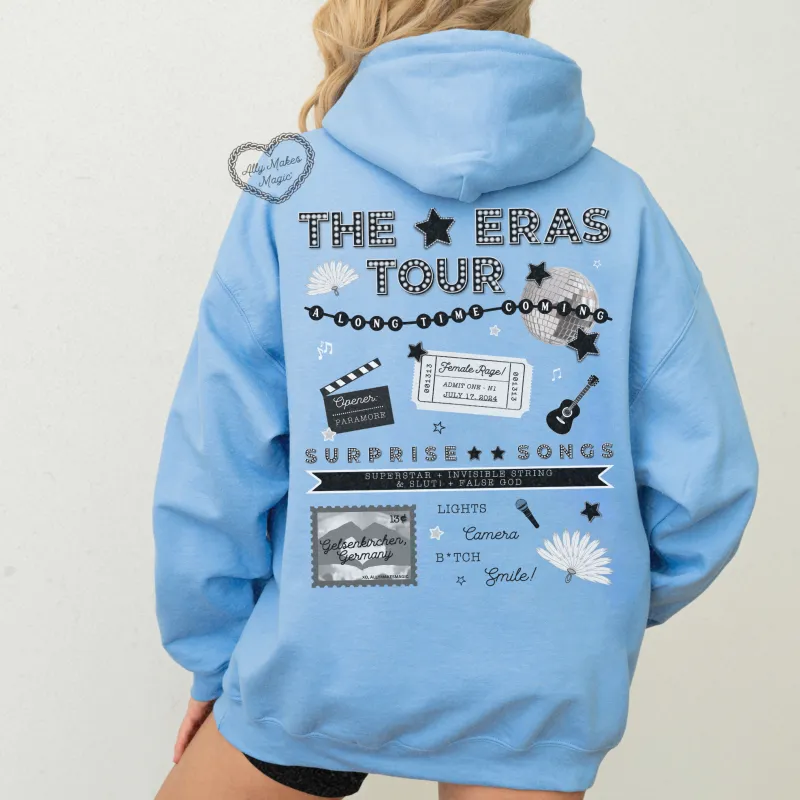 gelsenkirchen night 1 hoodie *custom* sold by Ally Makes Magic