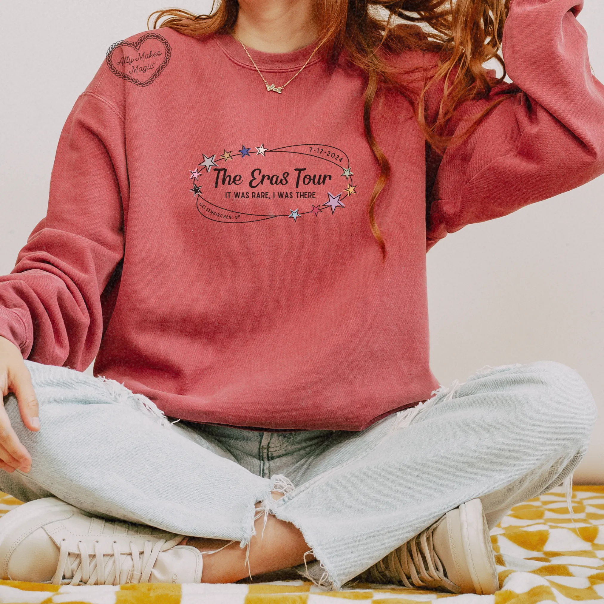 gelsenkirchen night 1 pullover | comfort colors *custom* sold by Ally Makes Magic product image thumbnail 4