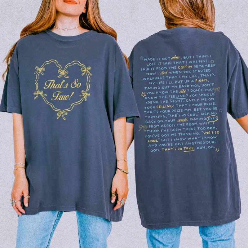 SO TRUE! tee sold by Ally Makes Magic