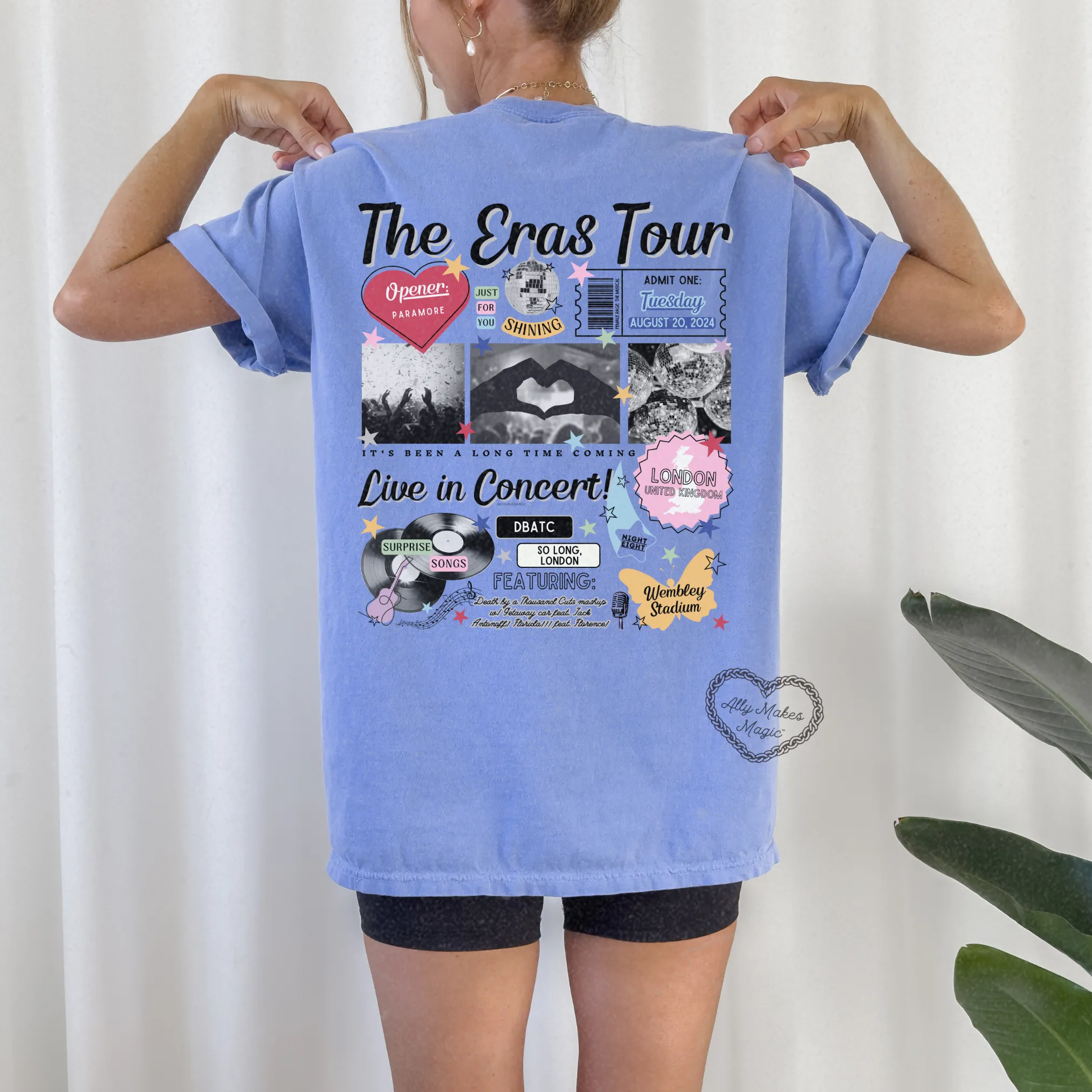 london night 8 tee | comfort colors *custom* sold by Ally Makes Magic product image thumbnail 3