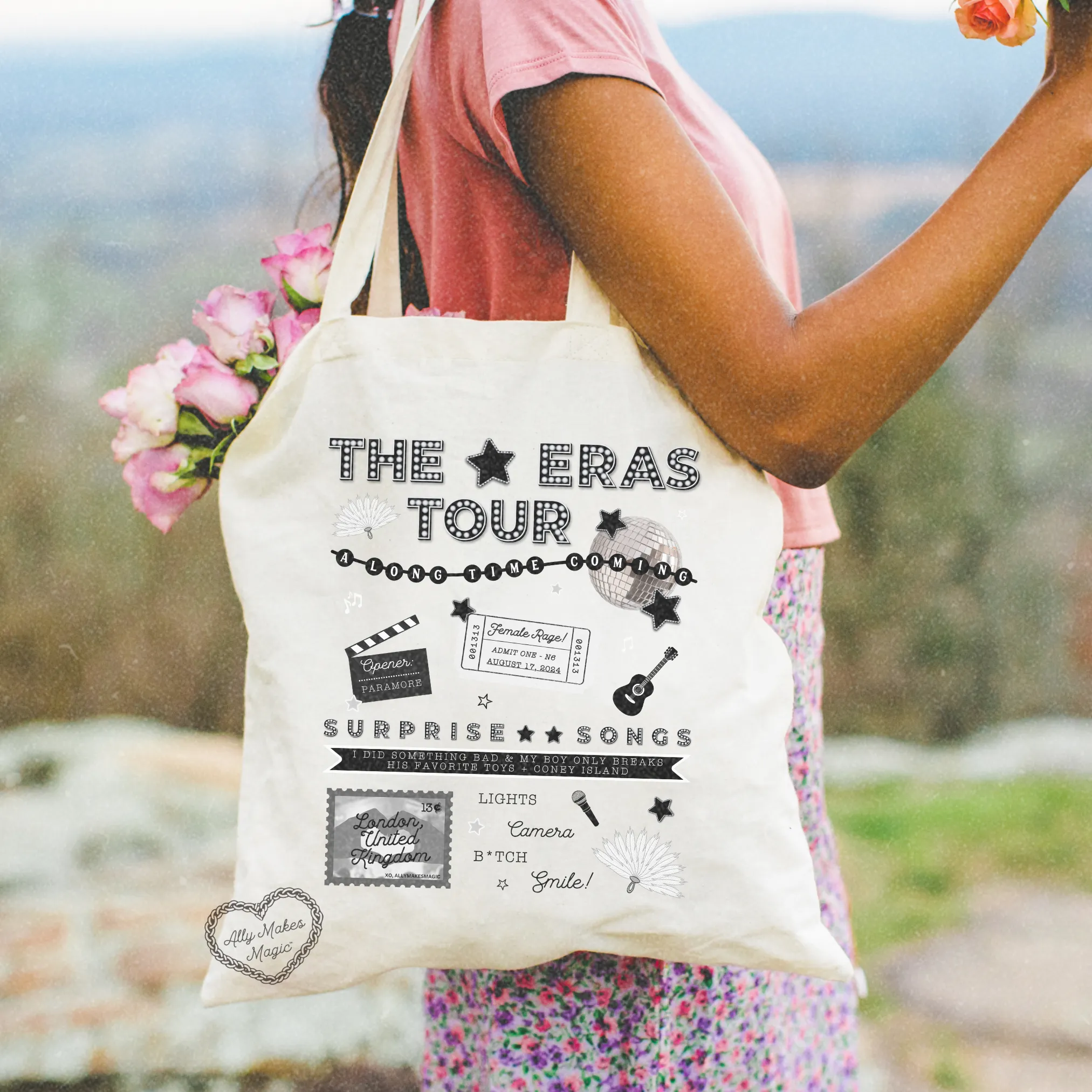 london night 6 tote bag *custom* sold by Ally Makes Magic