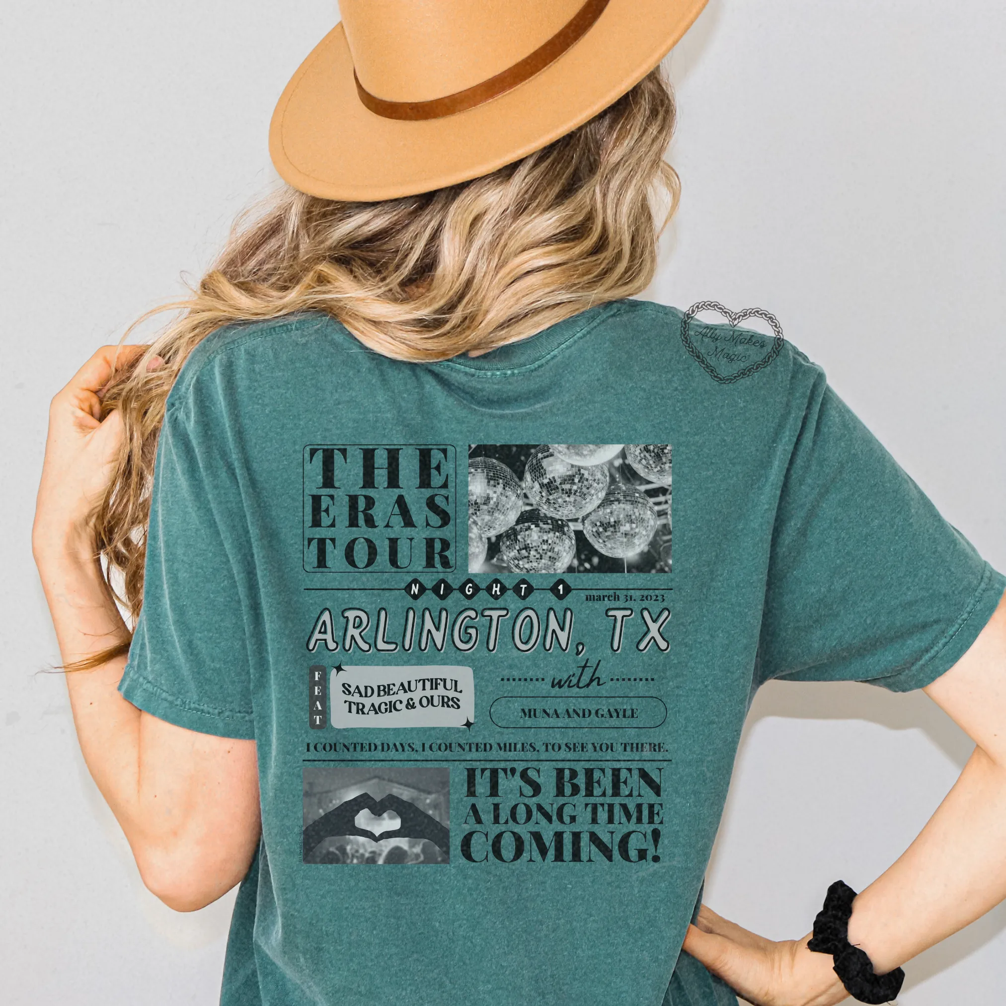 arlington night 1 tee | comfort colors *custom* sold by Ally Makes Magic product image thumbnail 3