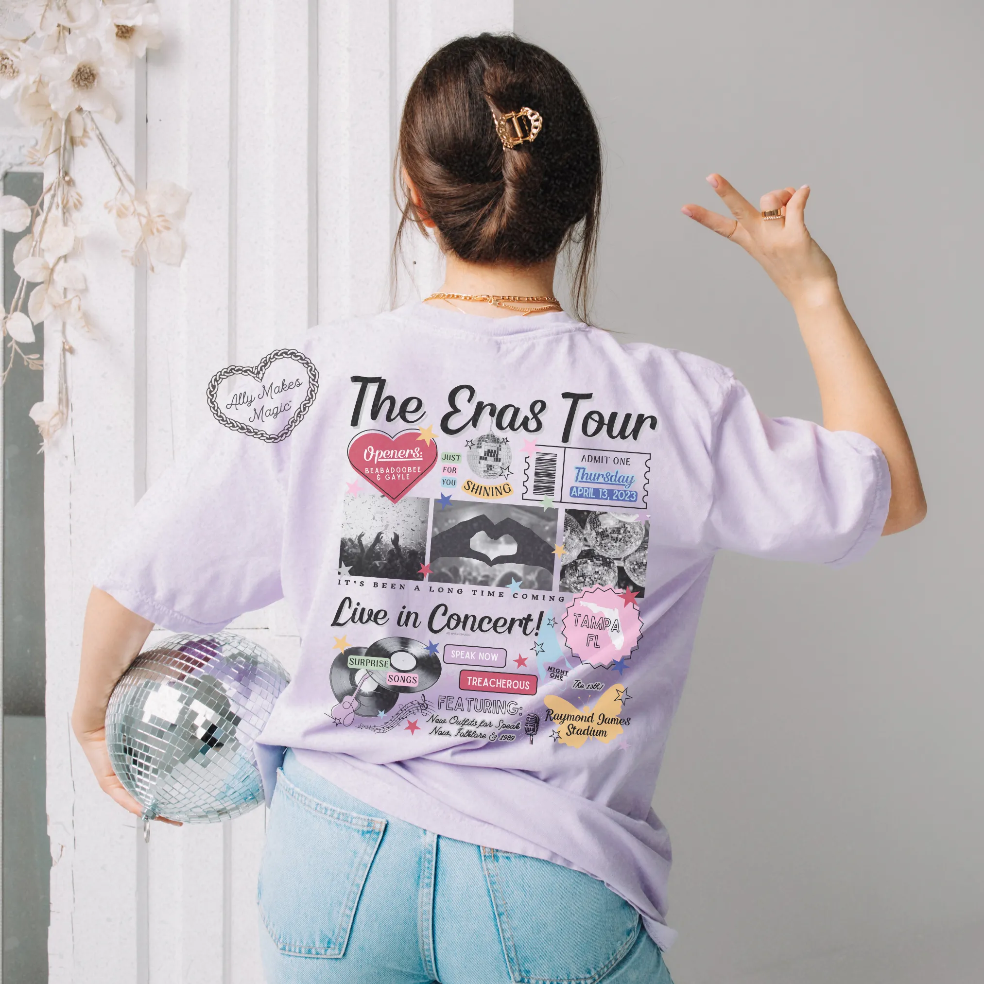 tampa night 1 tee | comfort colors *custom* sold by Ally Makes Magic