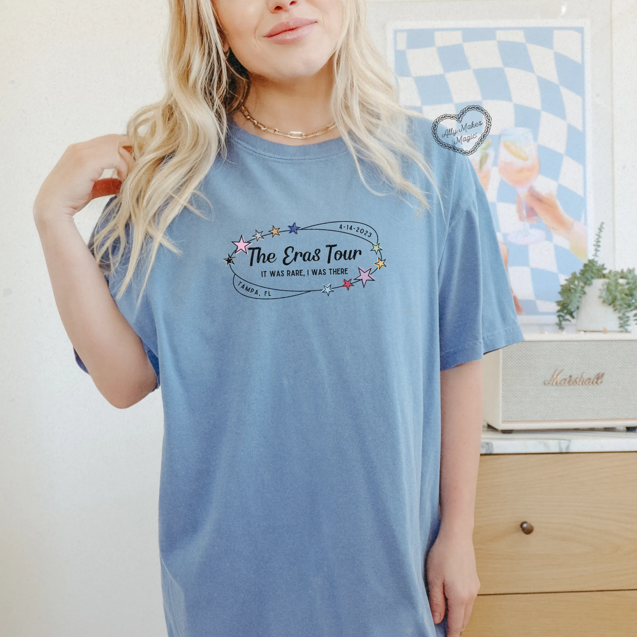 tampa night 2 tee | comfort colors *custom* sold by Ally Makes Magic product image thumbnail 2