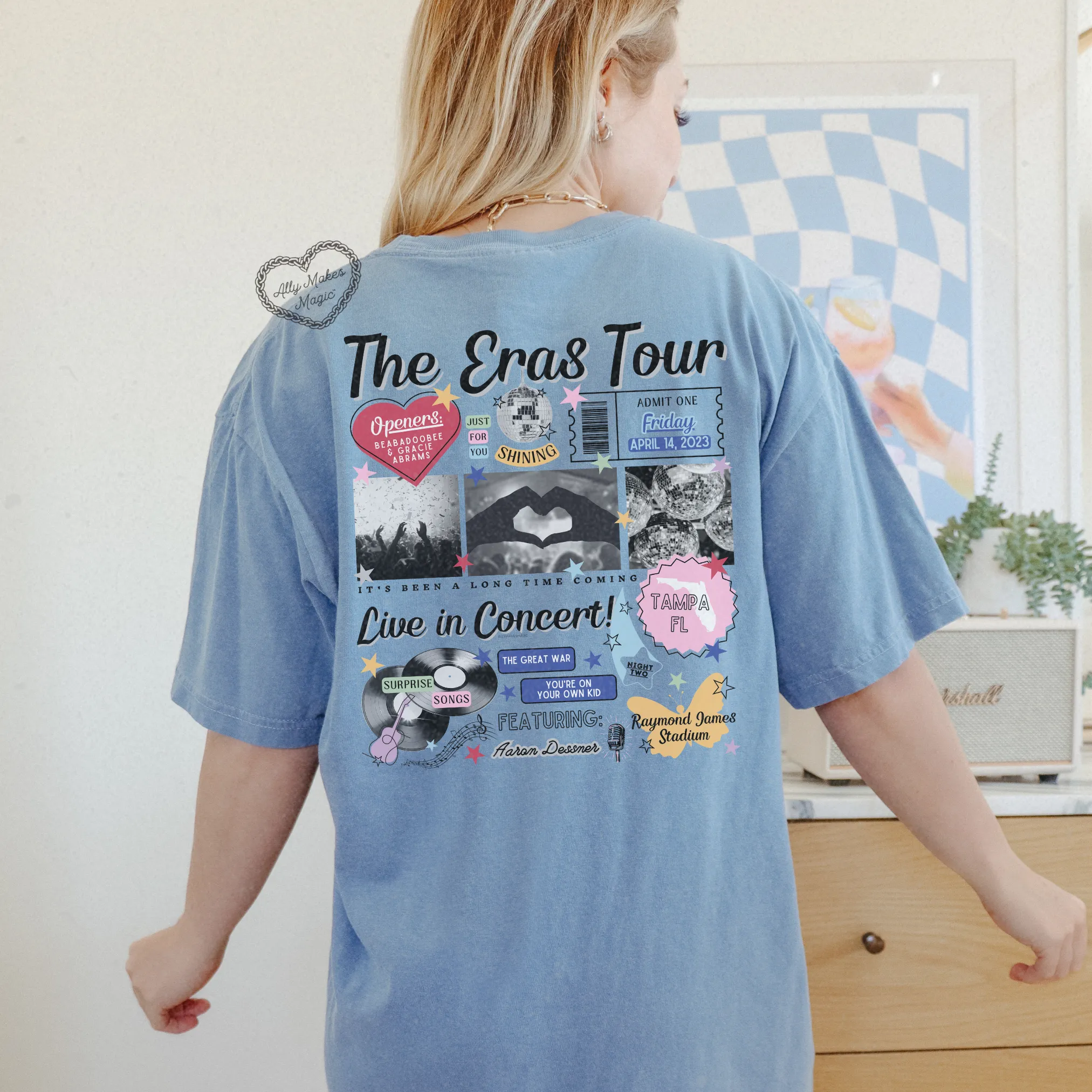 tampa night 2 tee | comfort colors *custom* sold by Ally Makes Magic