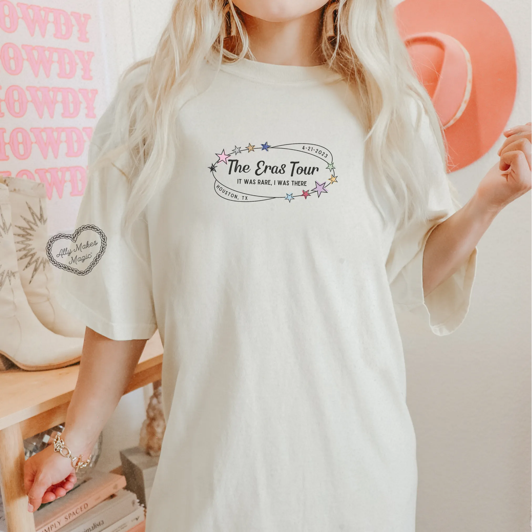 houston night 1 tee | comfort colors *custom* sold by Ally Makes Magic product image thumbnail 2