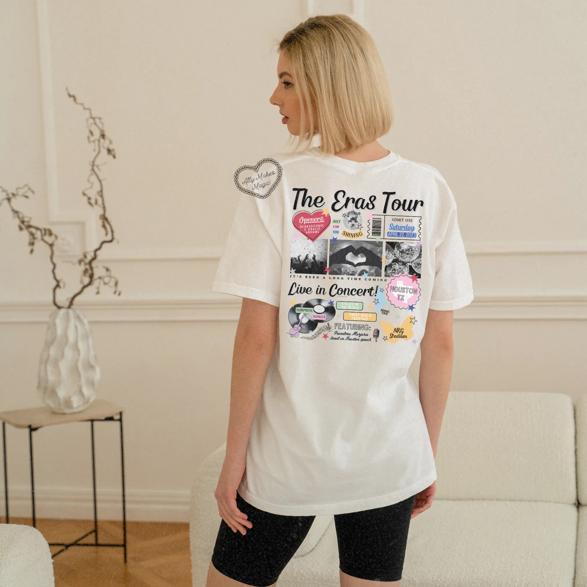 houston night 2 tee | comfort colors *custom* sold by Ally Makes Magic