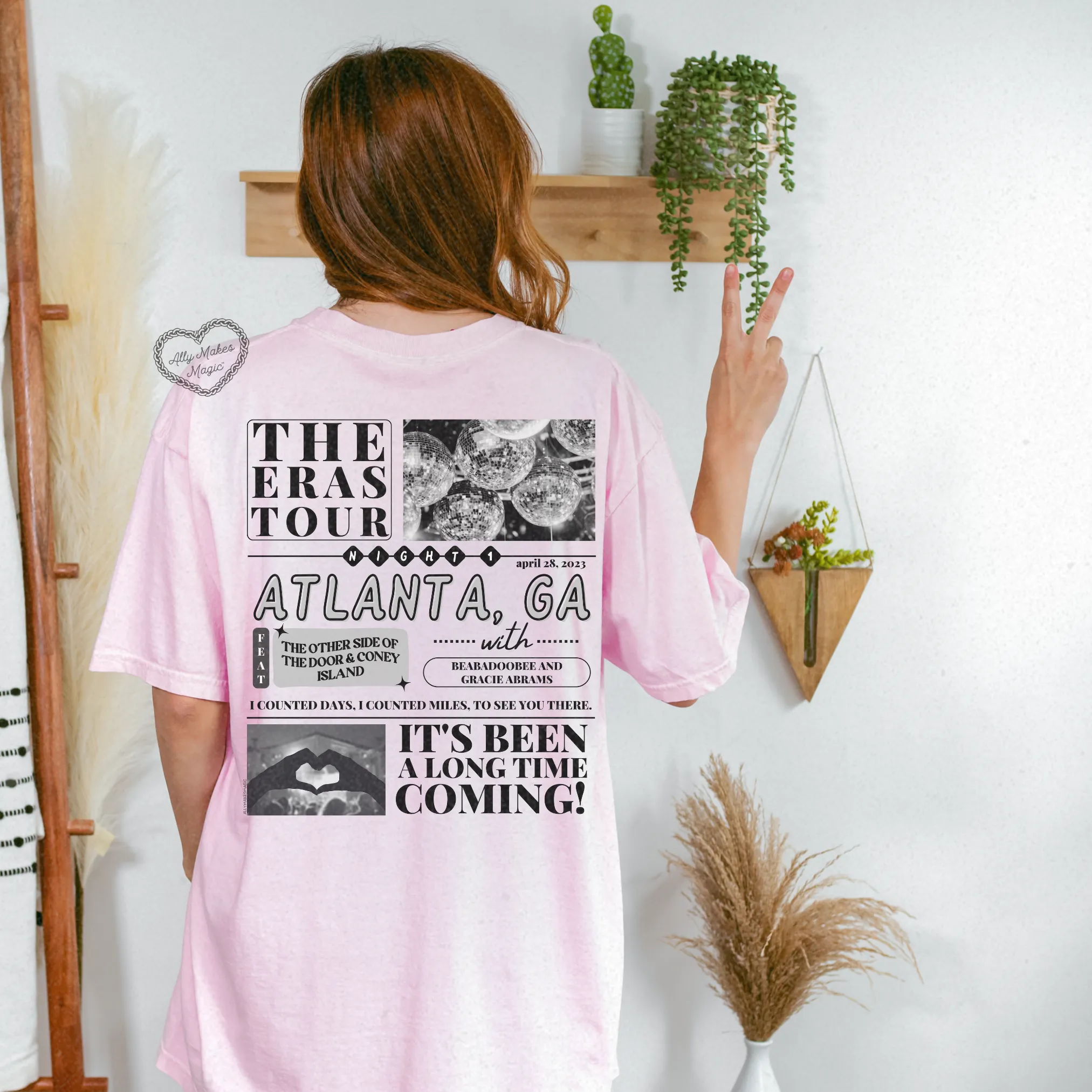 atlanta night 1 tee | comfort colors *custom* sold by Ally Makes Magic product image thumbnail 3