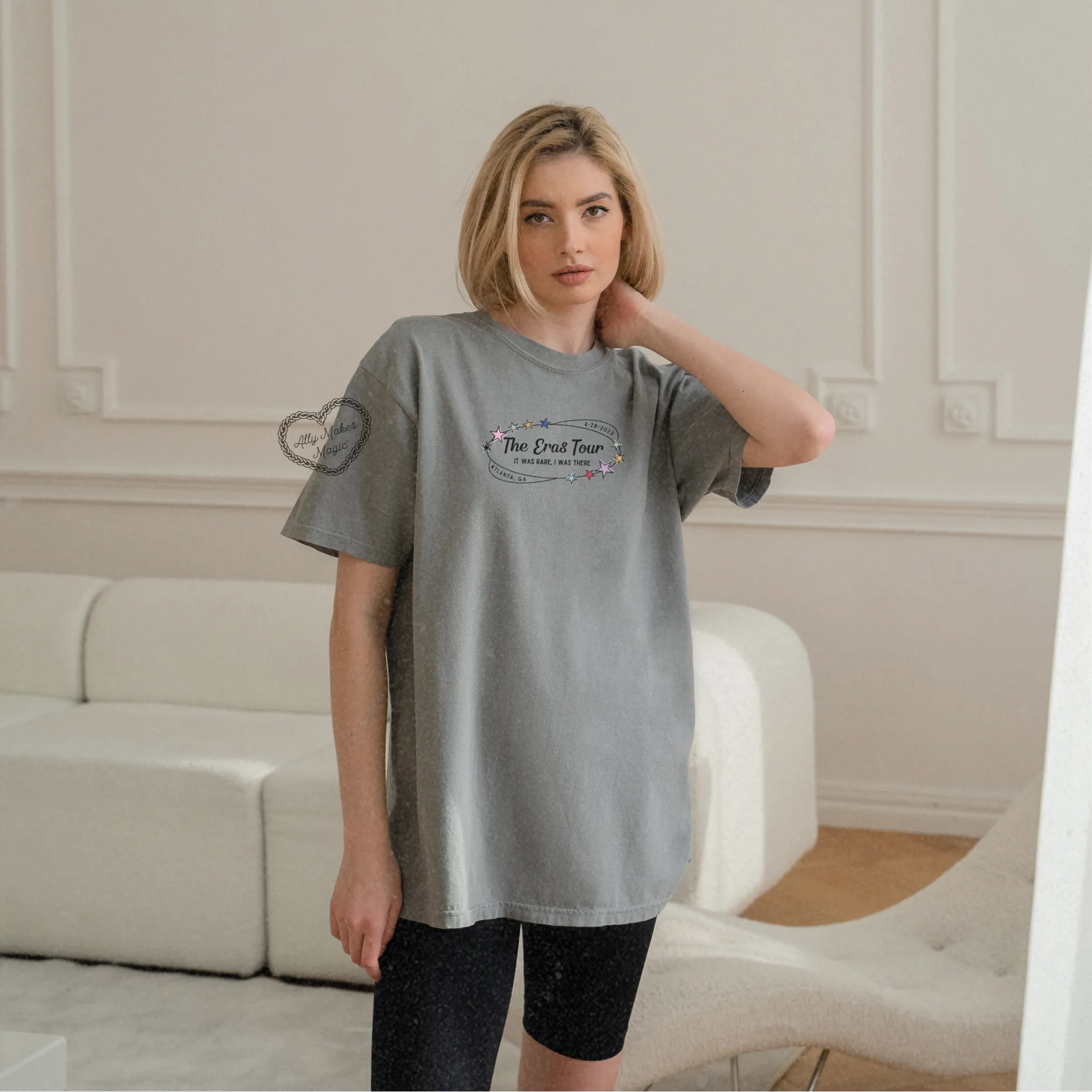 atlanta night 1 tee | comfort colors *custom* sold by Ally Makes Magic product image thumbnail 2