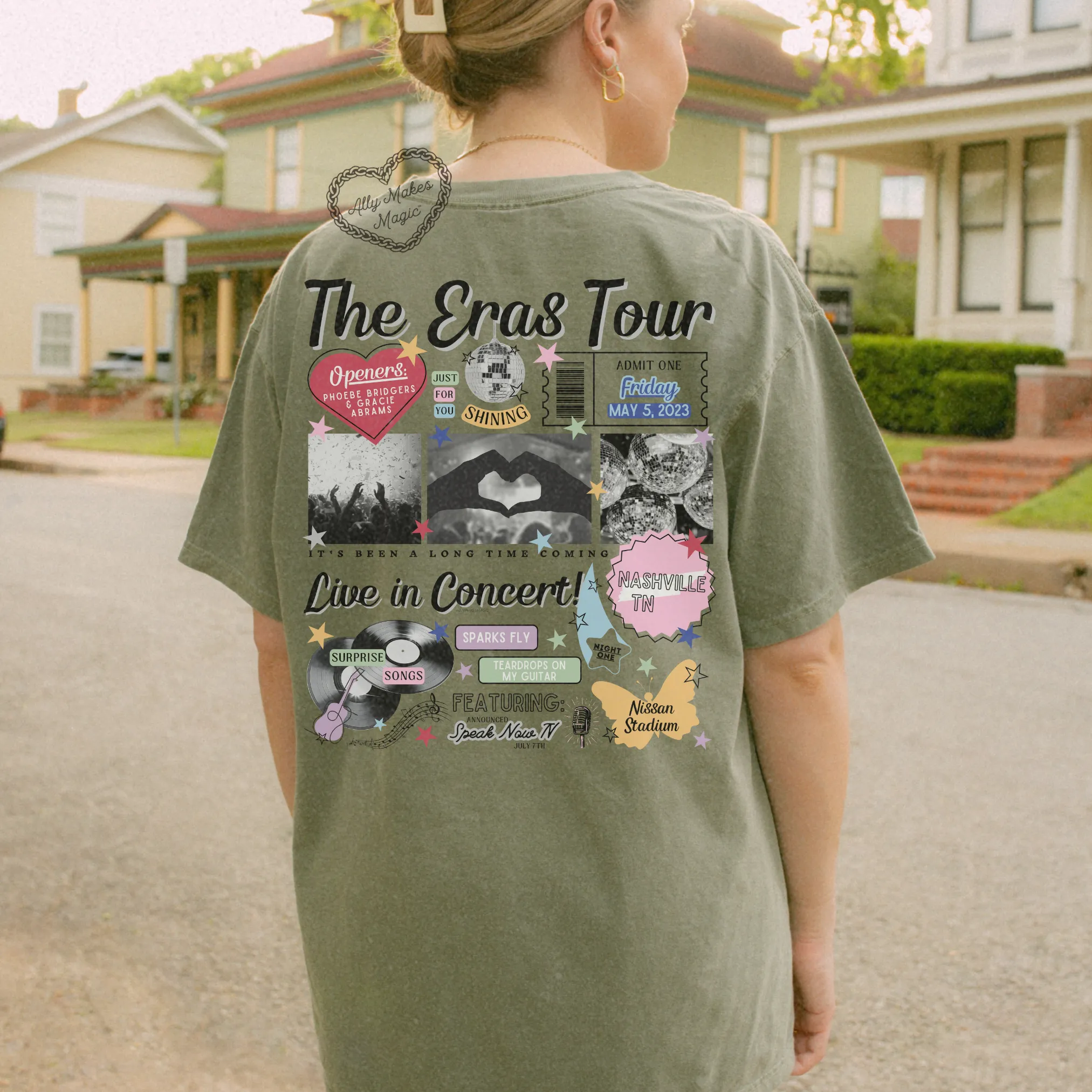 nashville night 1 tee | comfort colors *custom* sold by Ally Makes Magic